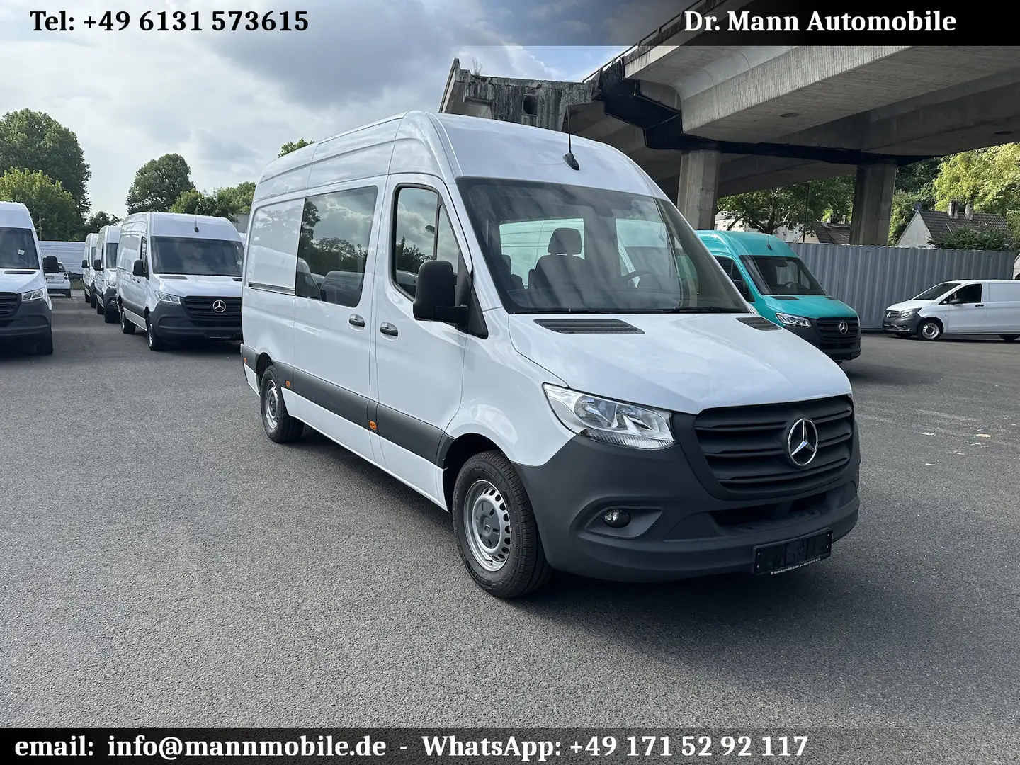 Mercedes-Benz Sprinter 314 CDI RWD L2 Mixto Regaleinbau Blanc - 1