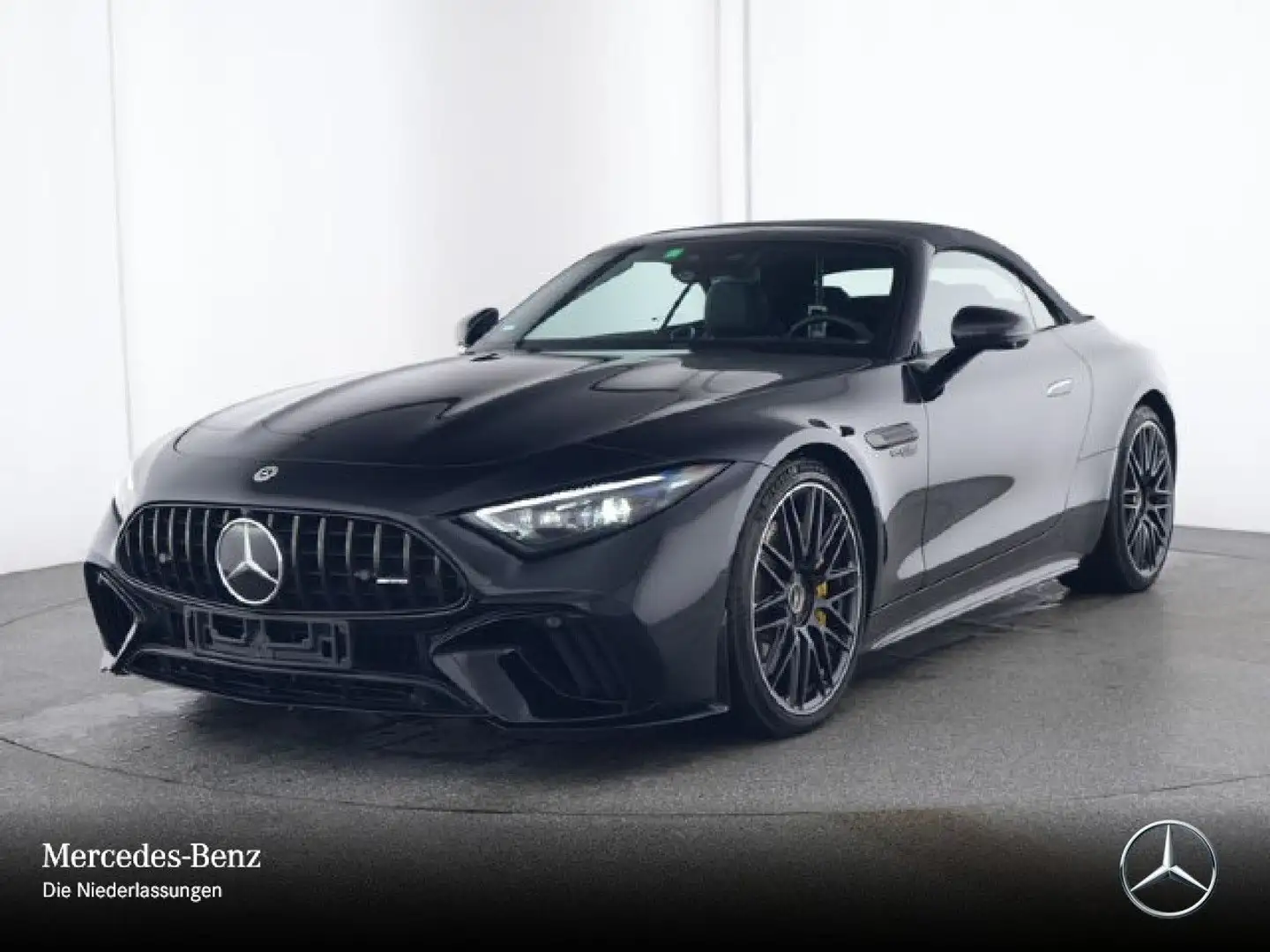 Mercedes-Benz SL 63 AMG Cab. 4M AeroPak Fahrass Nachtsicht HUD Schwarz - 2