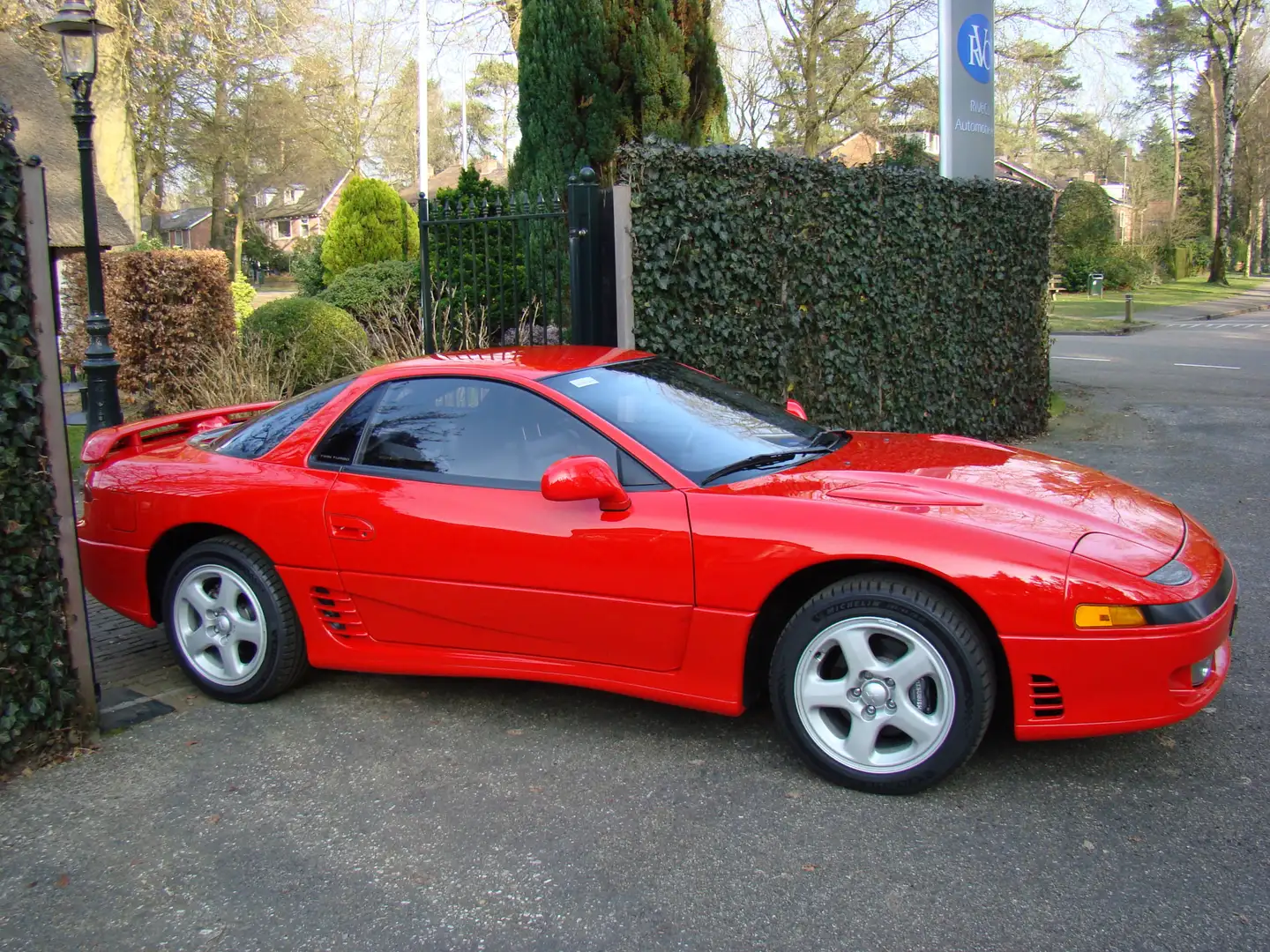 Mitsubishi 3000 GT 3.0 V6 VR-4 Twin Turbo 286 pk, 6840 km!! Piros - 2