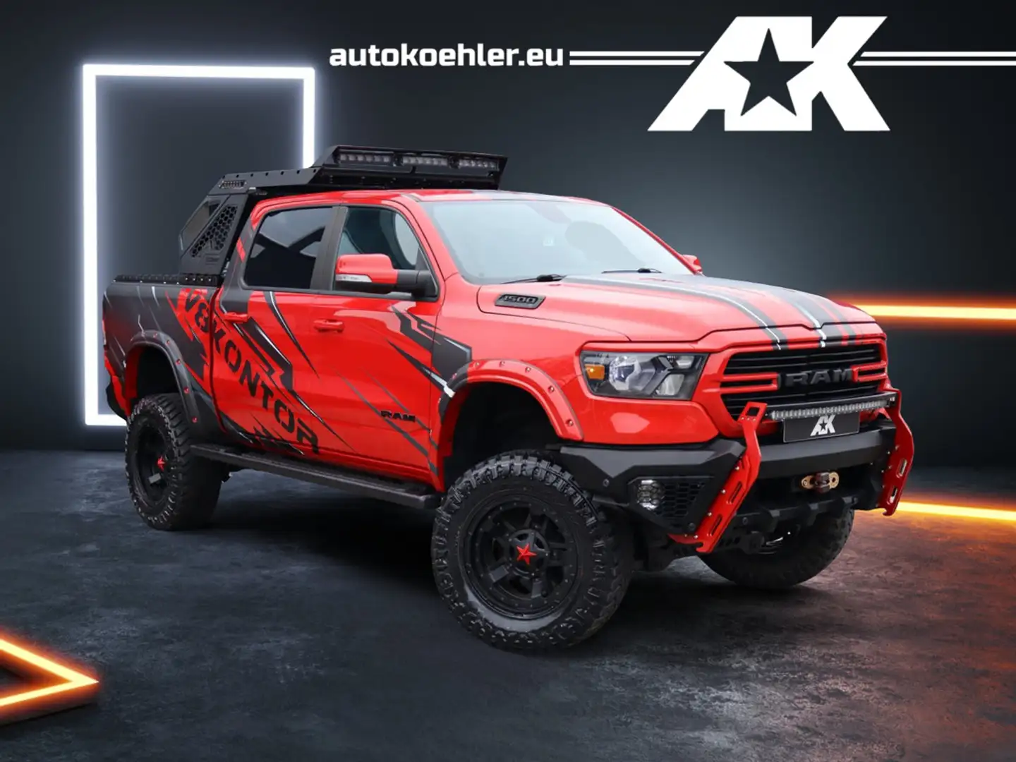 Dodge RAM Big Horn 5.7l V8, 10 Zoll, LPG, NAP, Bügel Rot - 1