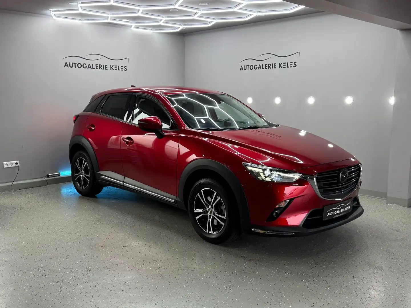 Mazda CX-3 Sports-Line LEDER*NAVI*XEN*HUD*SPUR*KAM*TOT Rot - 1