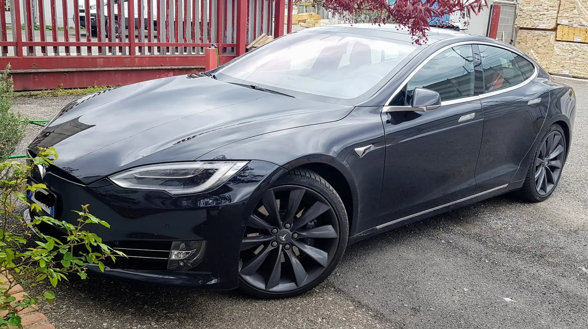 Tesla Model S Model S 100 D Guida Autonoma al Massimo Potenziale Nero - 1