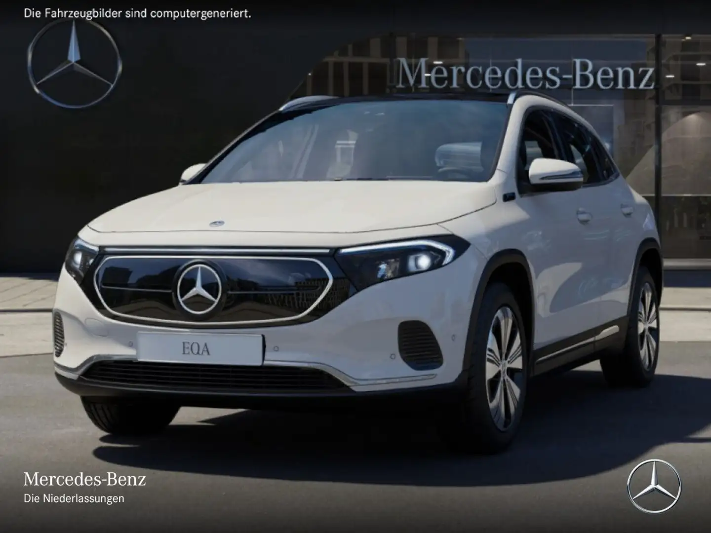 Mercedes-Benz EQA 250 PROG+ADVANCED+PANO+KAMERA+MEMORY+HUD+SPUR Weiß - 2