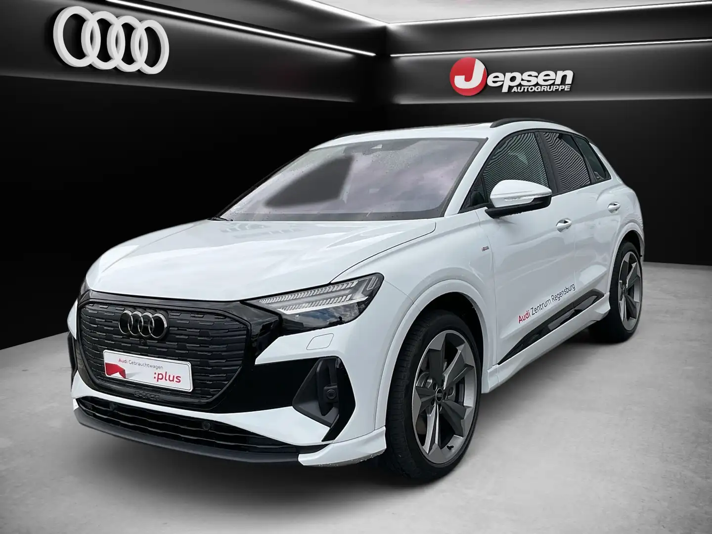 Audi Q4 e-tron Q4 50 e-tron qu. Pano ACC STH HUD SpurH MATRIX Weiß - 2