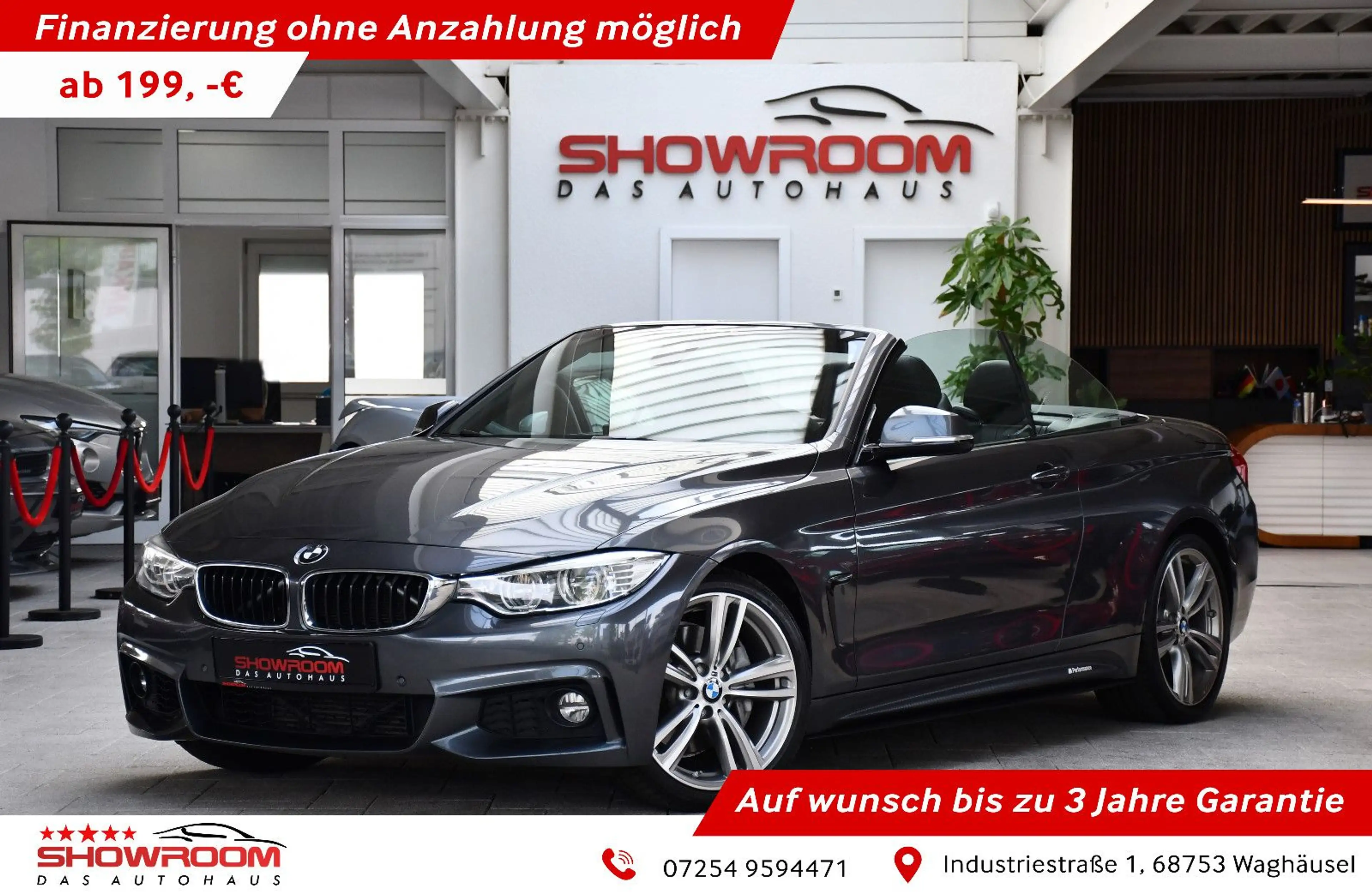BMW 435 i Cabrio Sport Aut. M-Sportpaket Led DE-Fzg