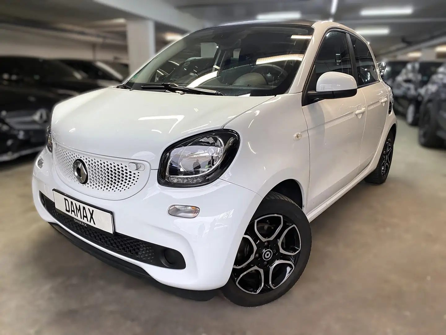 smart forFour prime*Faltdach*Leder*Sitzhzg*Tempomat Weiß - 1