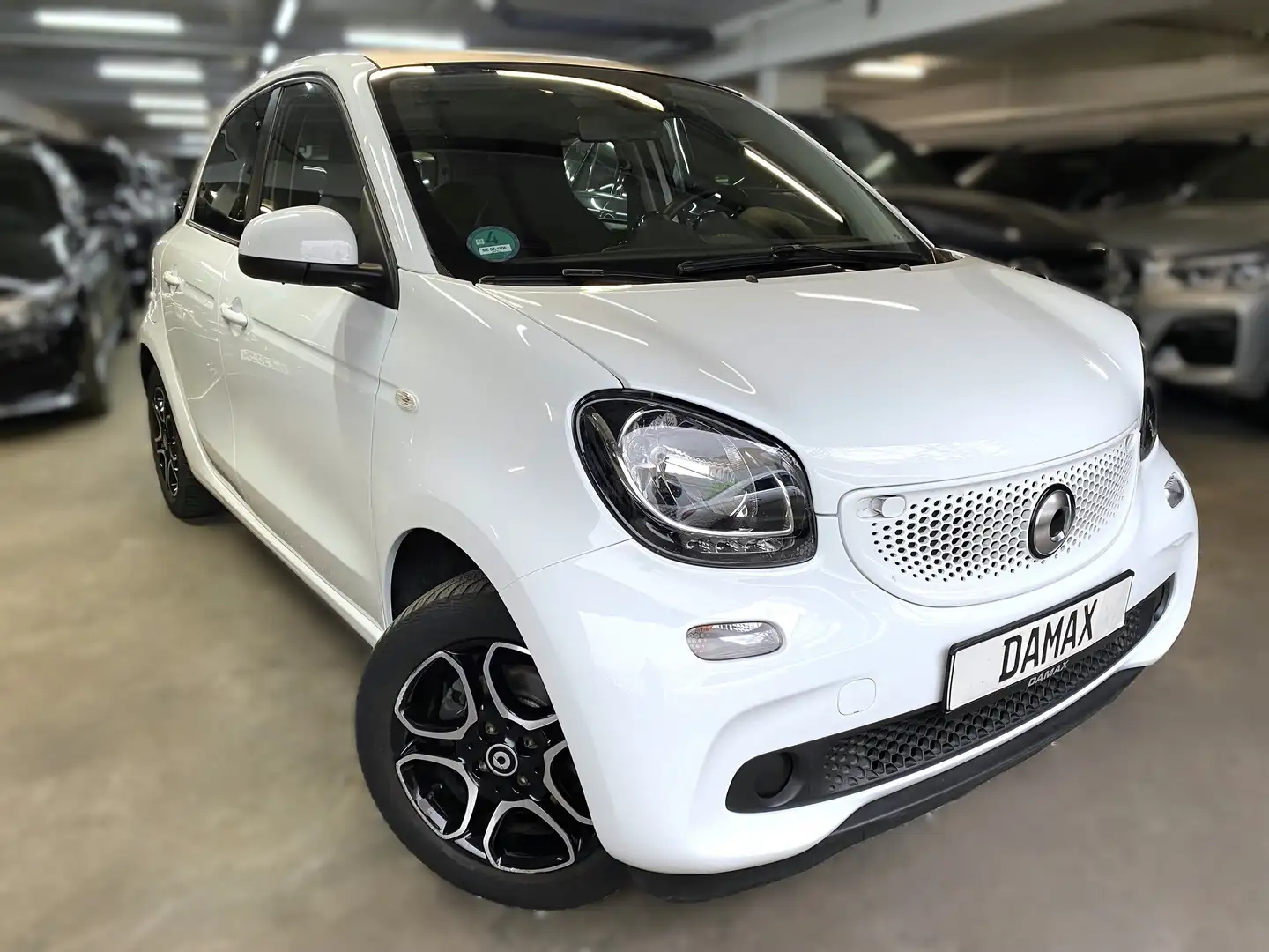 smart forFour prime*Faltdach*Leder*Sitzhzg*Tempomat Weiß - 2