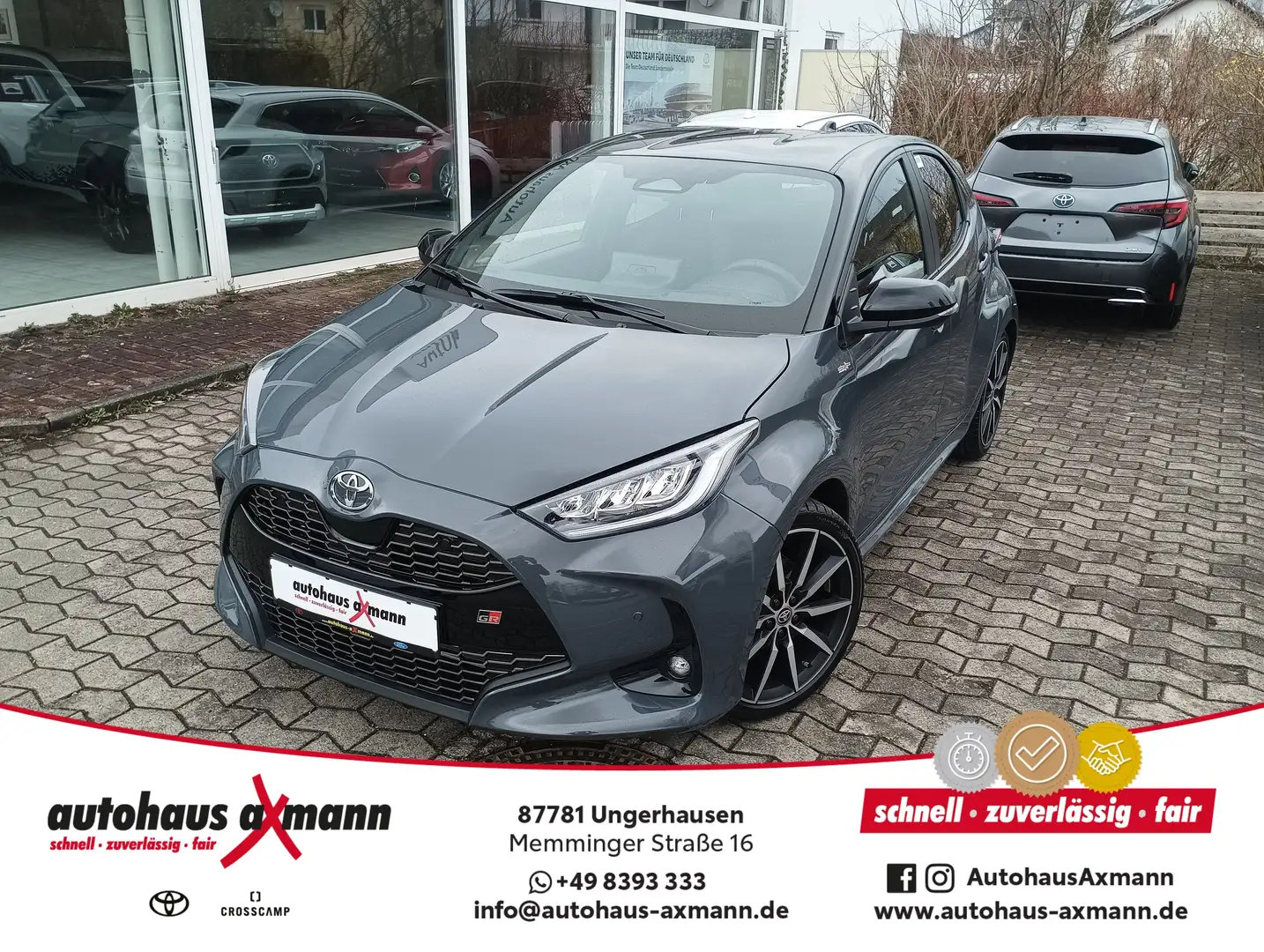 Toyota Yaris H 1.5 VVT-i GR SPORT * Head-Up * Kamera * Grau - 1