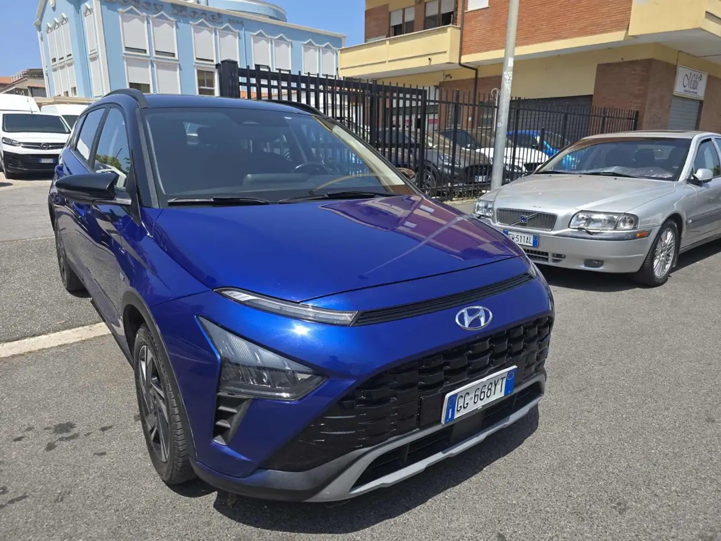 Hyundai BAYON 1.0 T-GDI Hybrid 48V iMT XLine no obblig. di fina. Blu/Azzurro - 2
