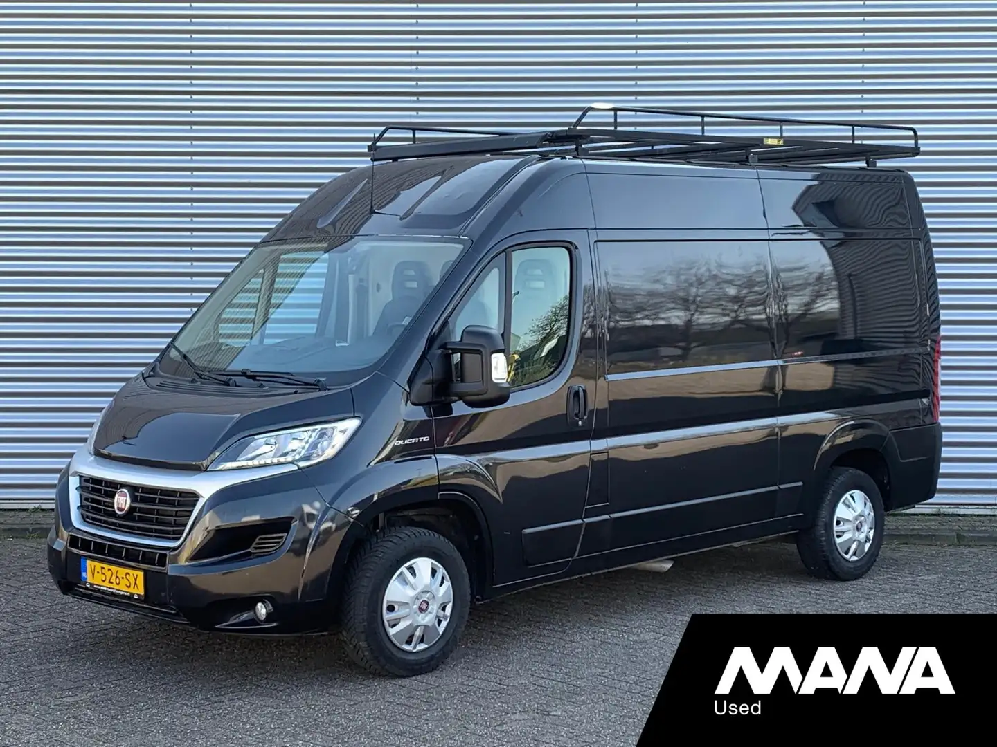 Fiat Ducato 2.3 131PK MultiJet L2H2 LED Airco Cruise Multifunc Schwarz - 1