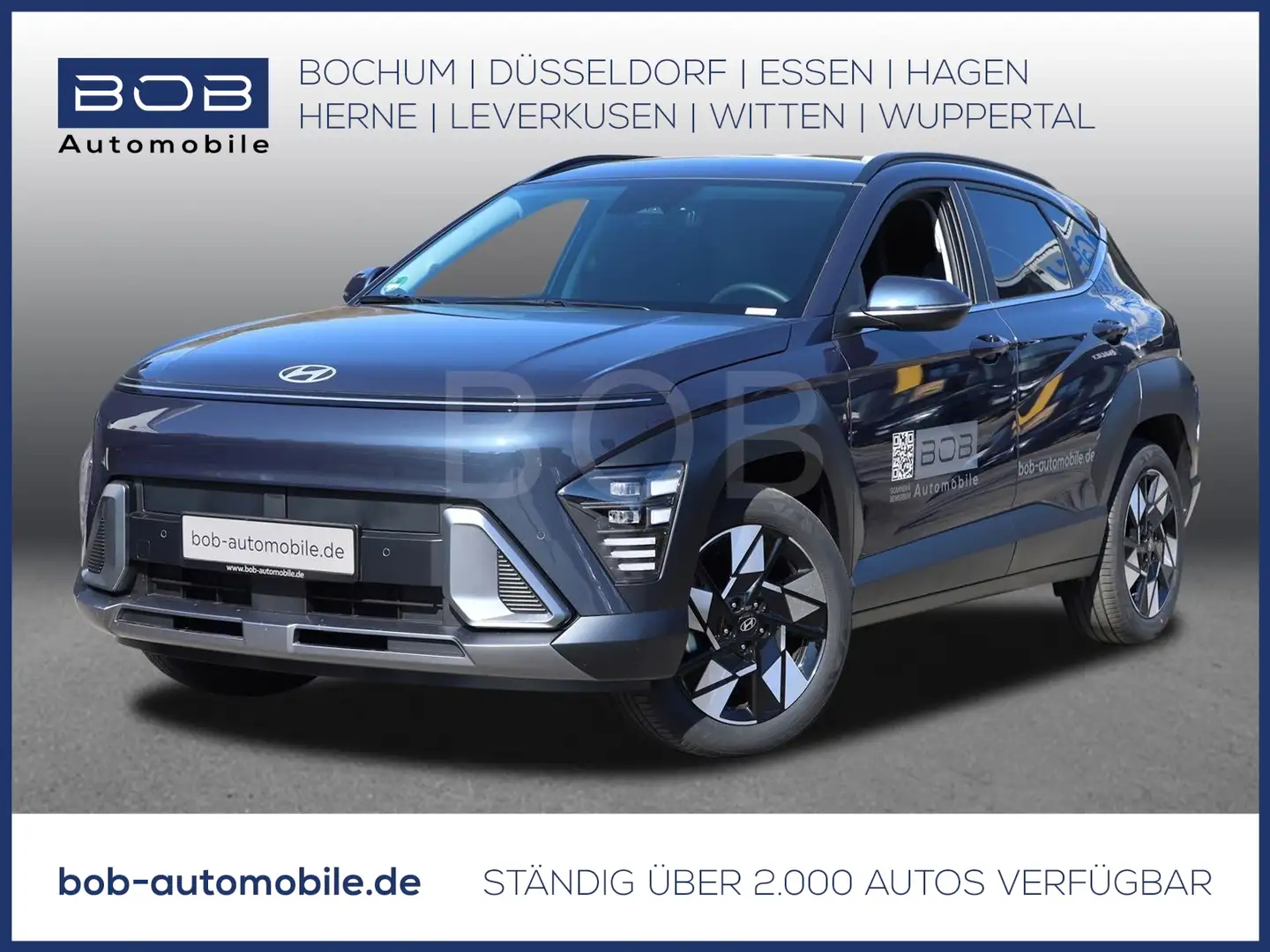 Hyundai KONA SX2 Hybrid 1.6 GDI 6-DCT 2WD TREND el. Heckklappe Blau - 1