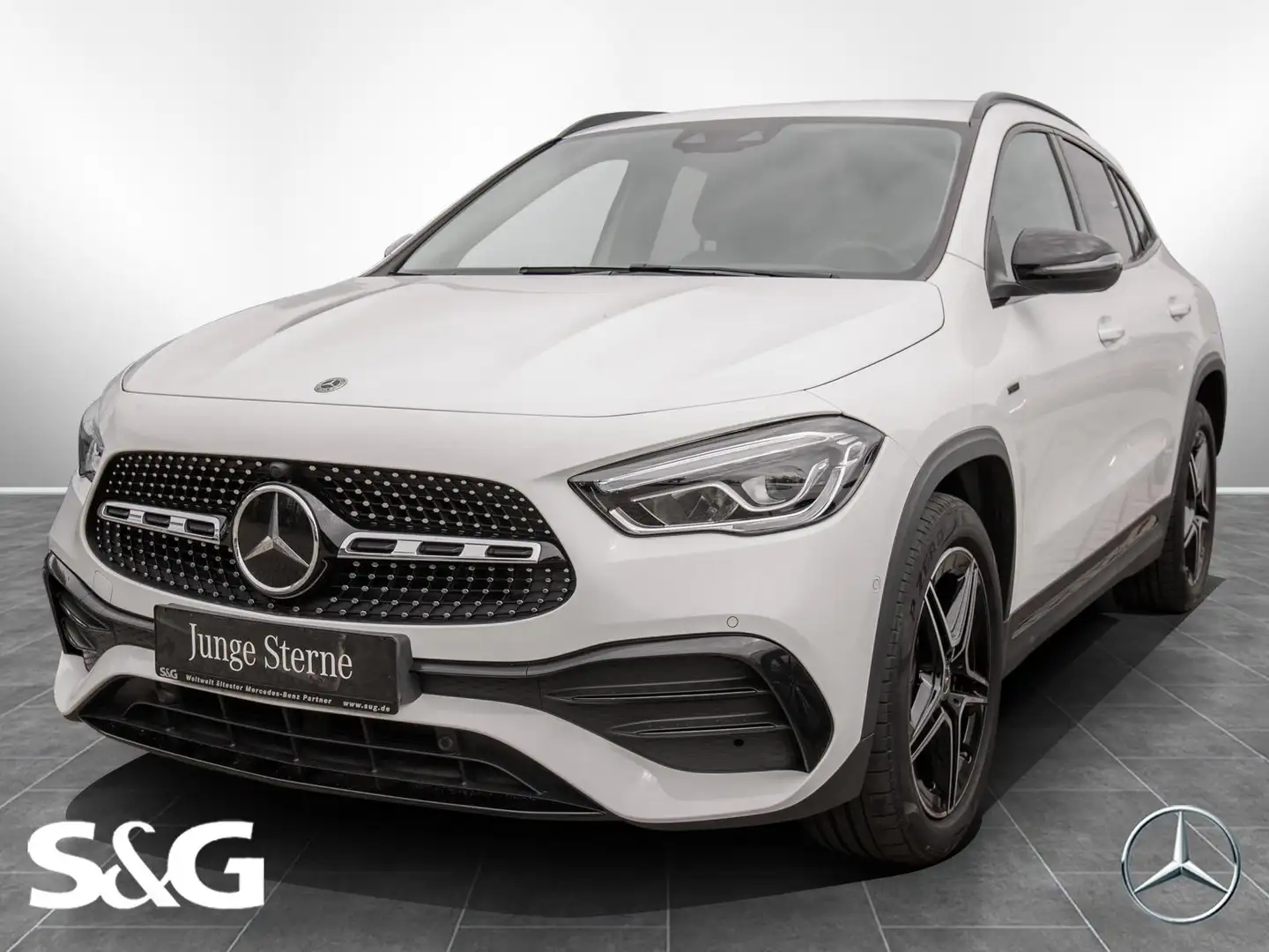 Mercedes-Benz GLA 250 e AMG Night+MBUX+RüKam+LED+19+Sitzhzg Blanc - 1