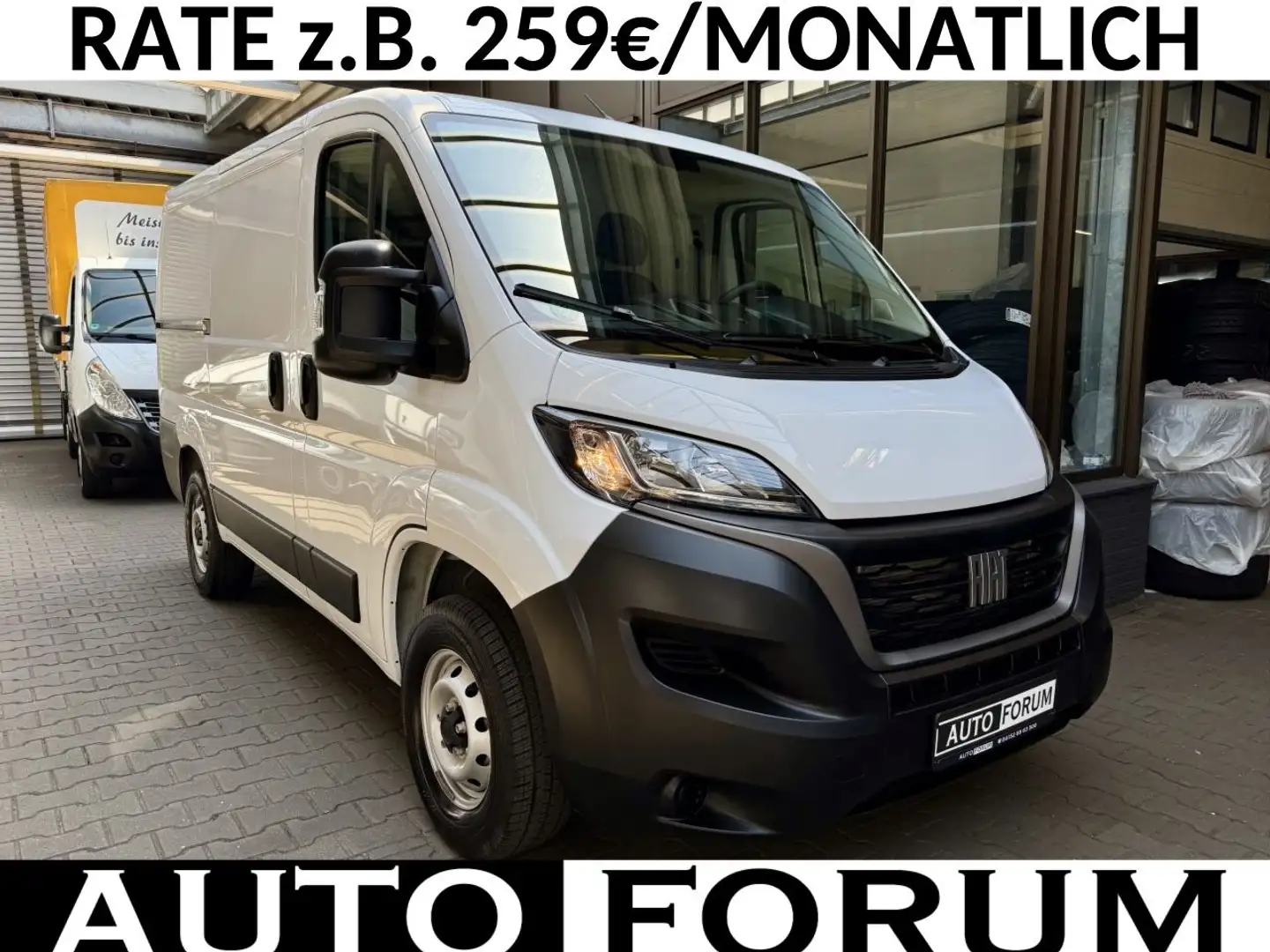 Fiat Ducato 2.2 D L1H1 3,0t KLIMA CAM 3STZ VERKLEIDET Weiß - 1