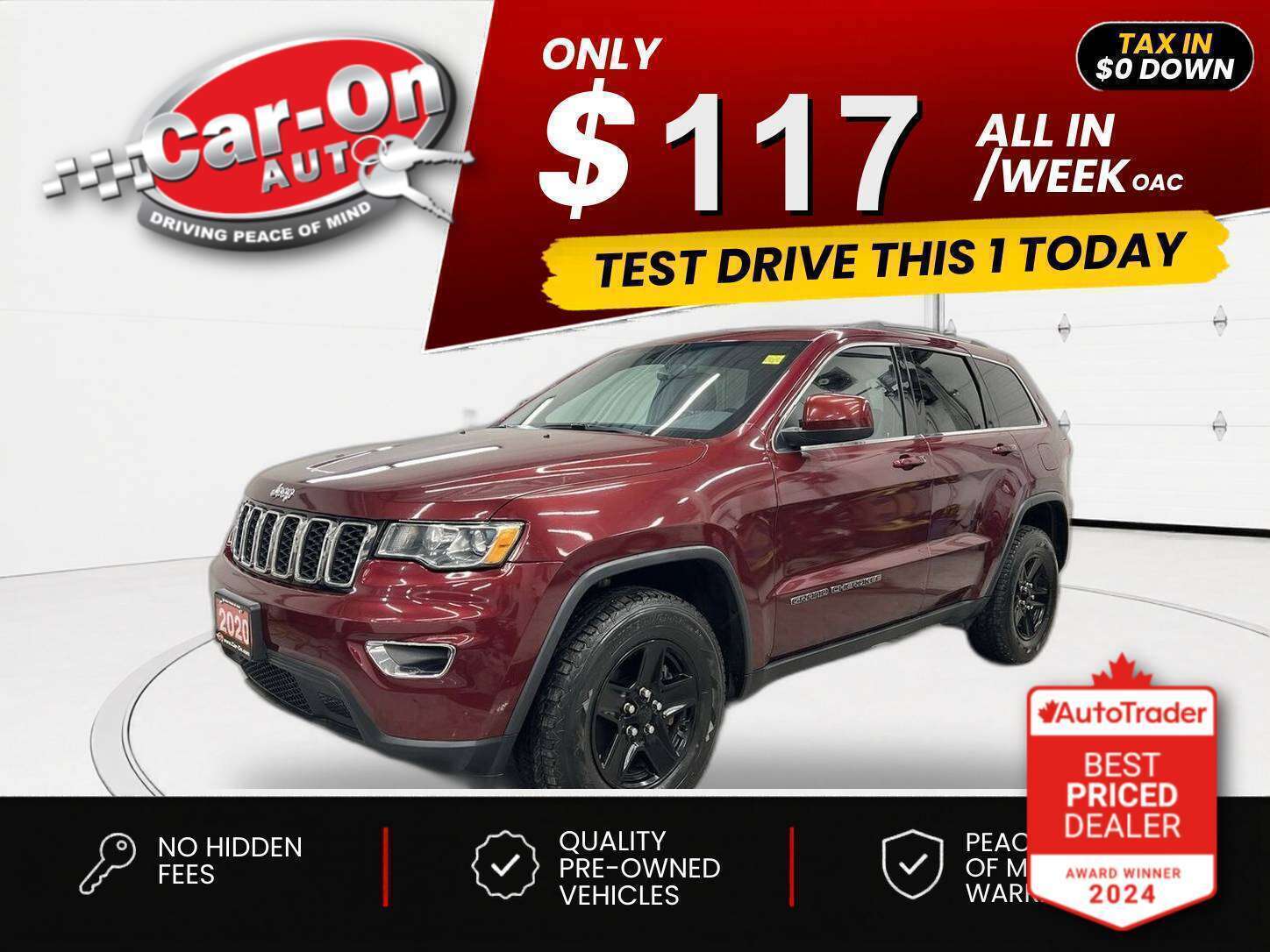 Red 2020 Jeep Grand Cherokee SUV / Crossover Automatic
