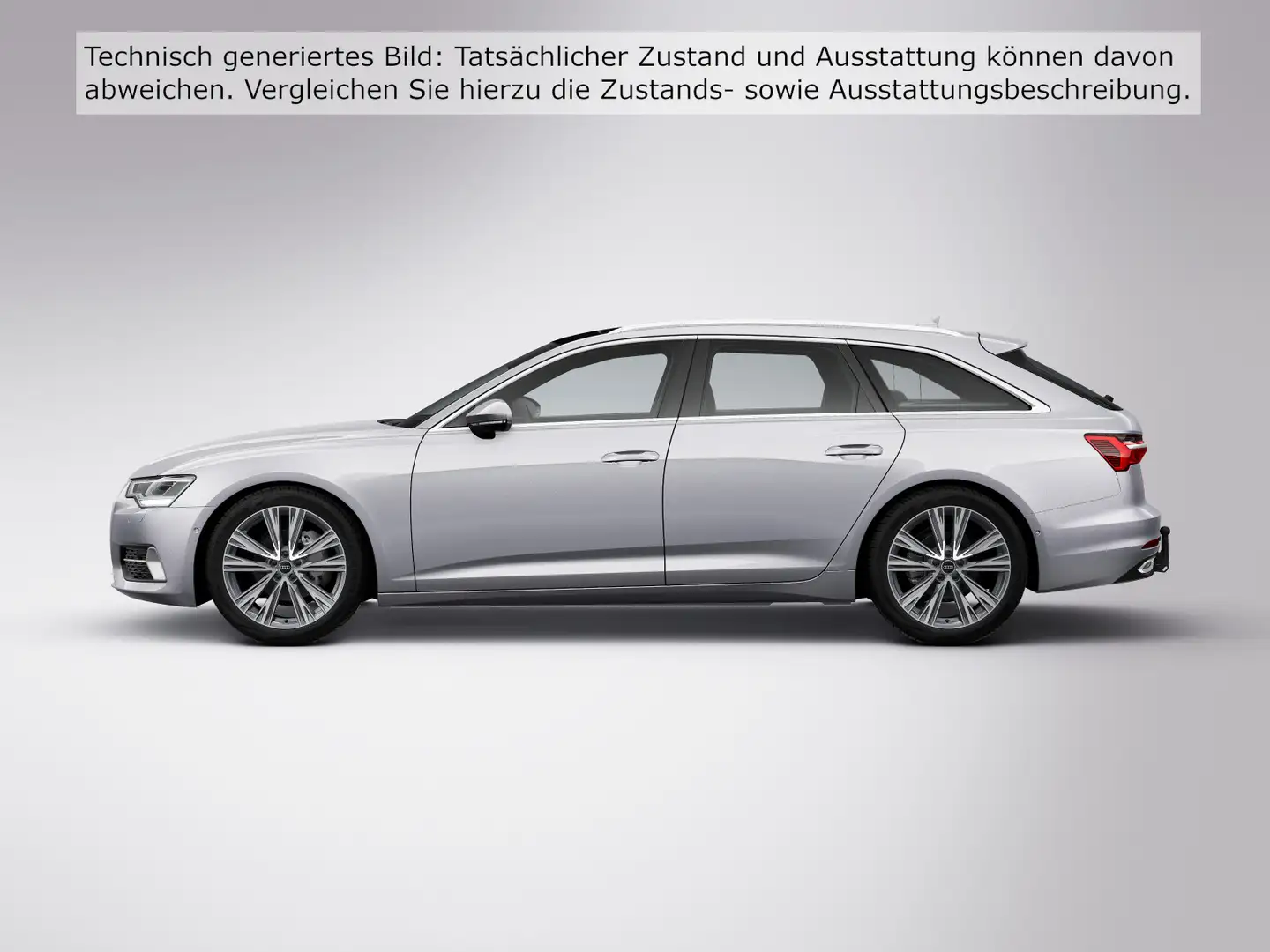 Audi A6 sport 40 TDI quattro LED NAVI AHK PANO Silber - 2