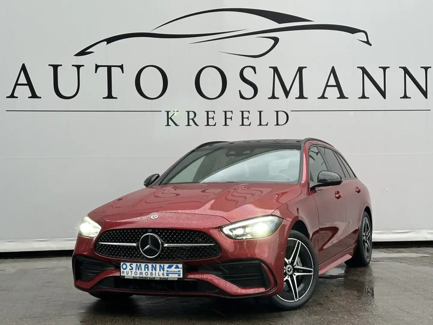 Mercedes-Benz C 220 d 4M T 9G-TRON AMG Line 360° UPE:85.129,€ Rouge - 1