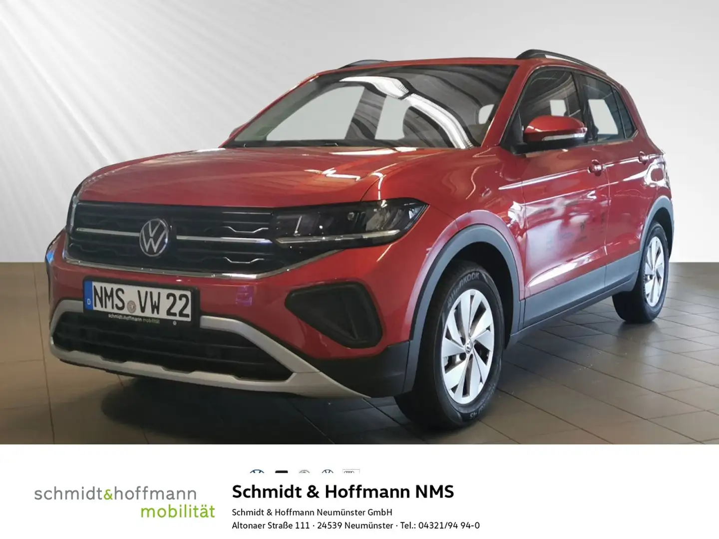 Volkswagen T-Cross 1.0 TSI Life Klima Klima Einparkhilfe Fenster el. Rot - 1