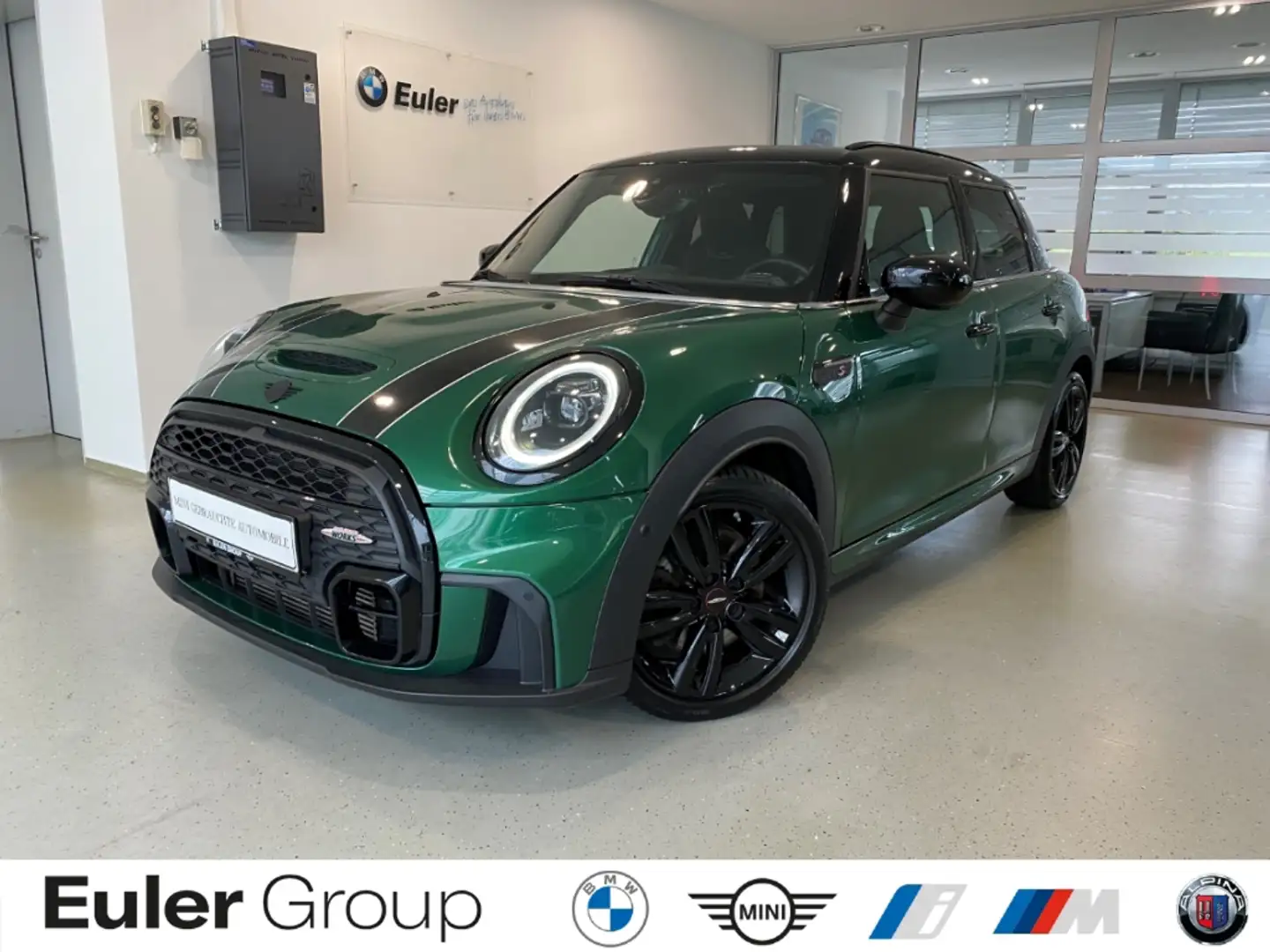 MINI Cooper S A 5-Türer LED Pano JCW Sortsitze HiFi System Grün - 1
