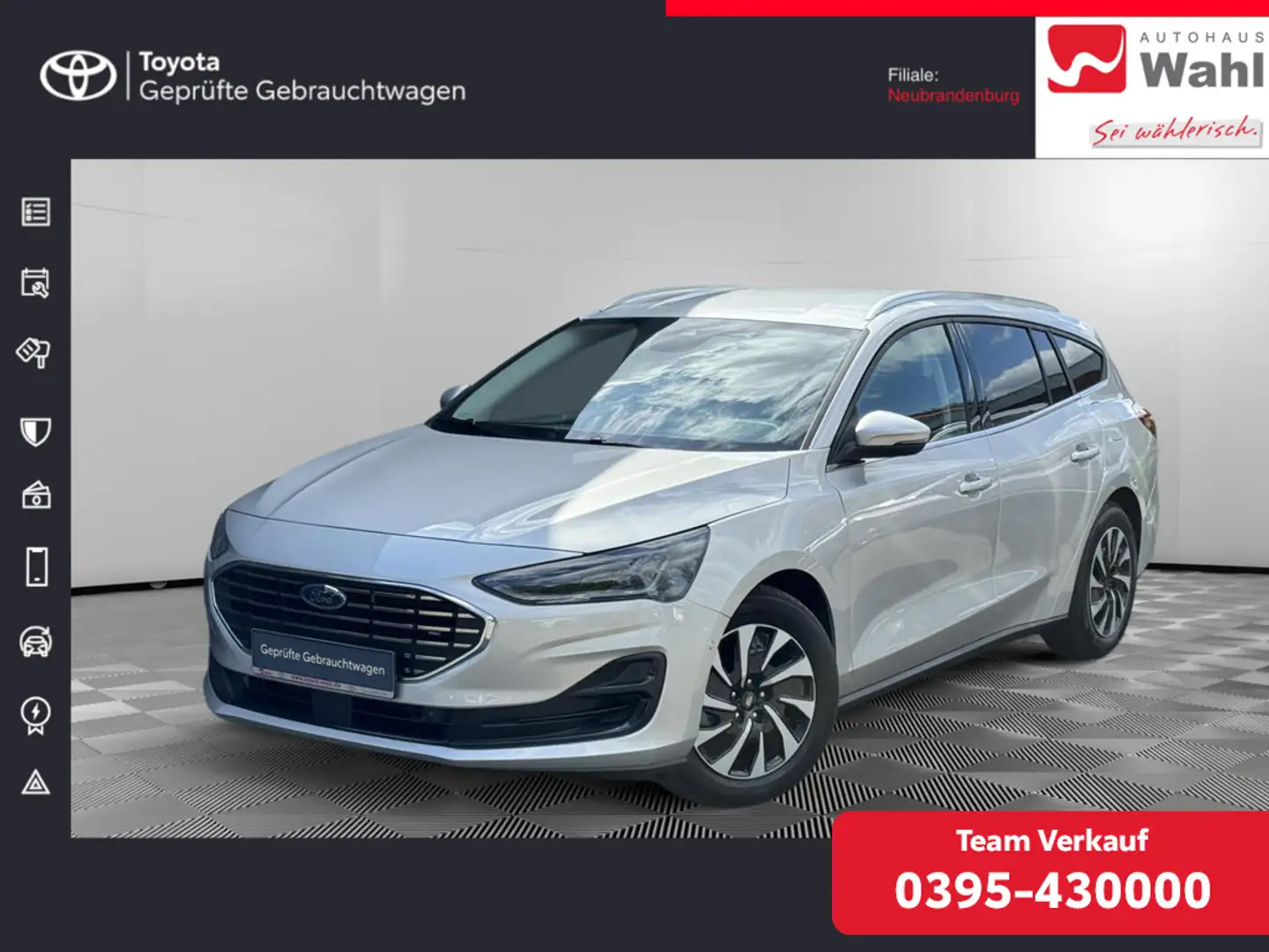 Ford Focus 1.5 EcoBlue Titanium X Silber - 1