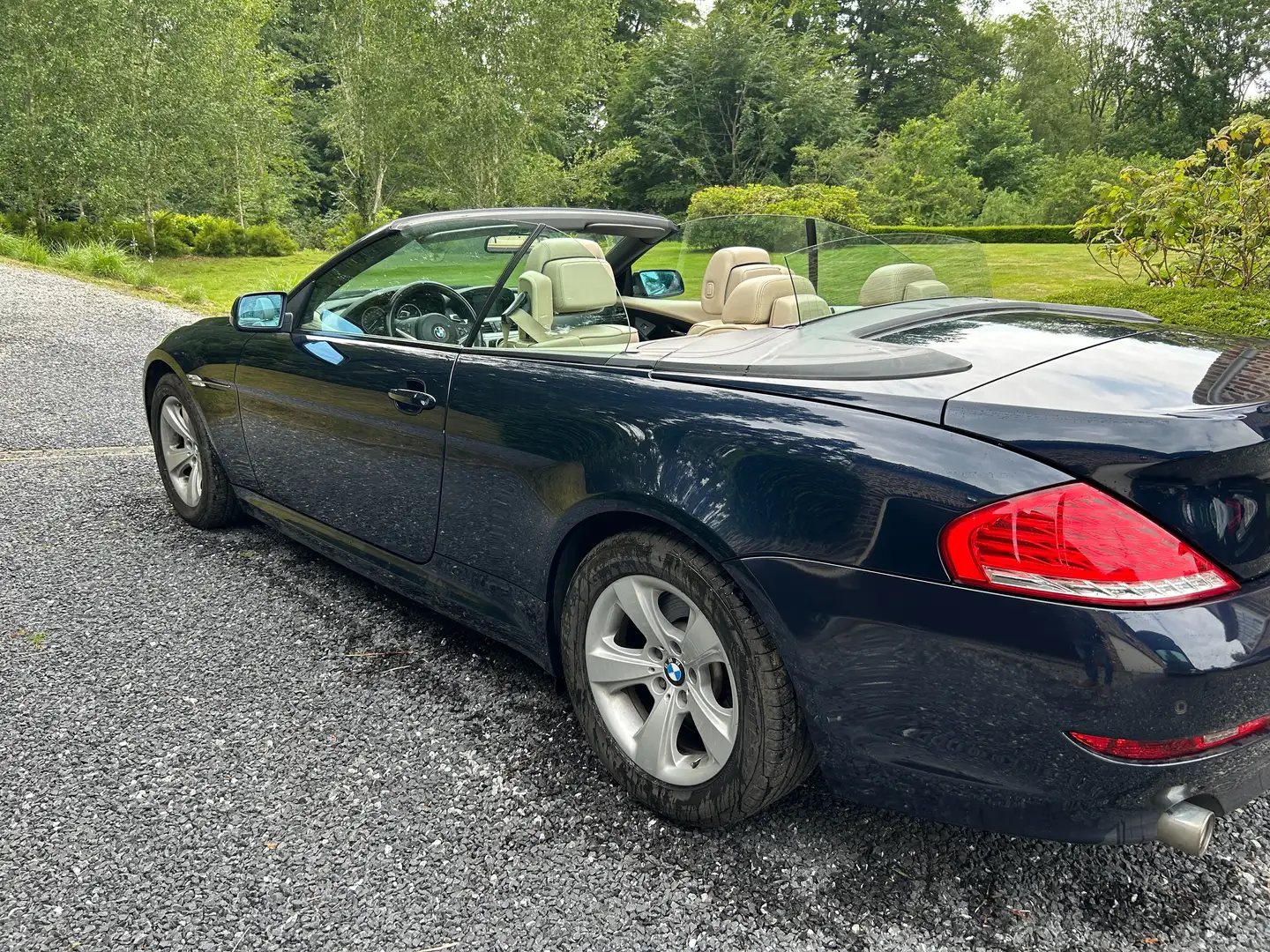 BMW 635 Cabriolet 635 dA Modrá - 1
