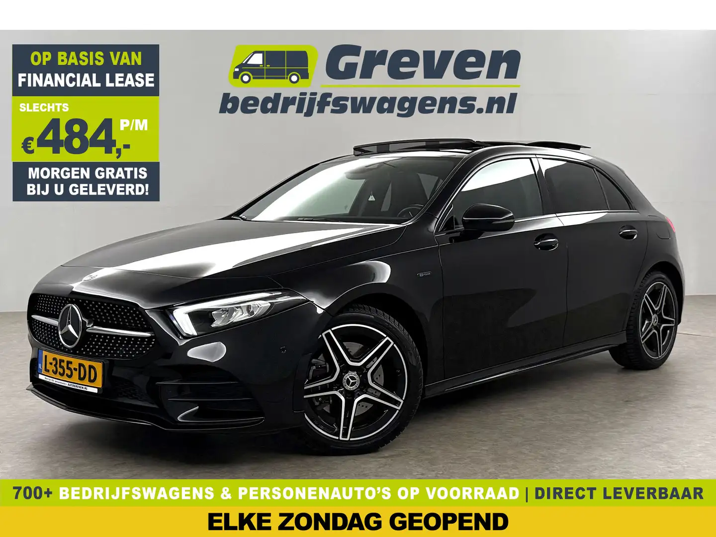 Mercedes-Benz A 250 e AMG Limited 235PK Pano Sfeerverl. LED Carplay Ca Zwart - 1