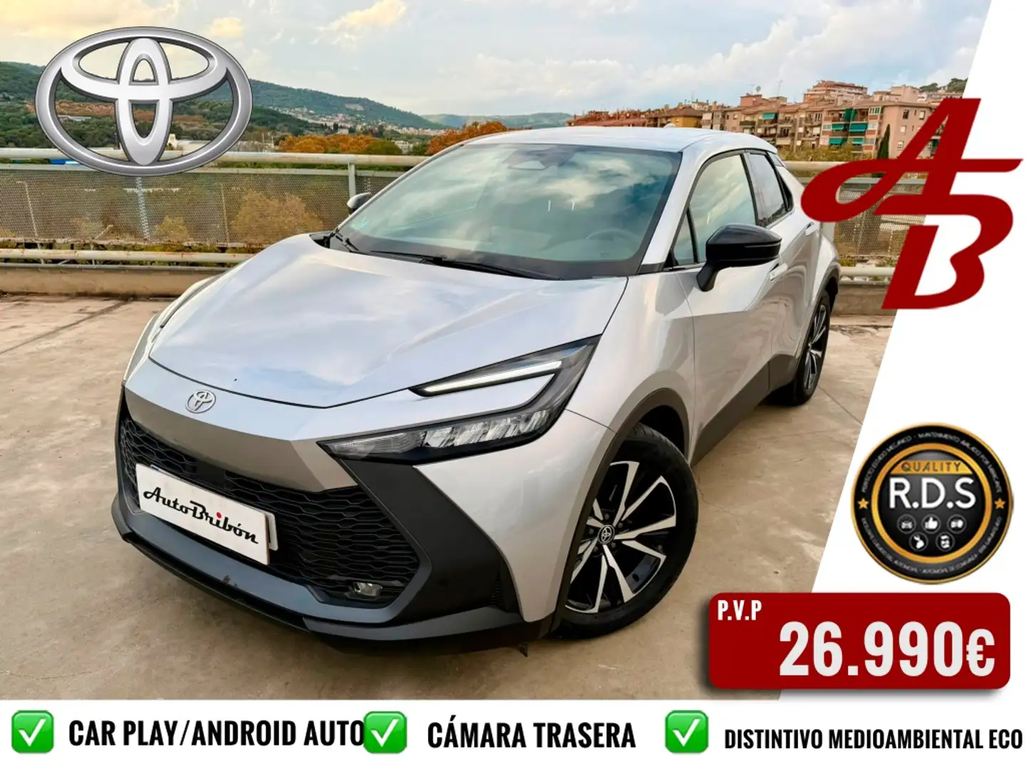 Toyota C-HR 140H Advance Silber - 1