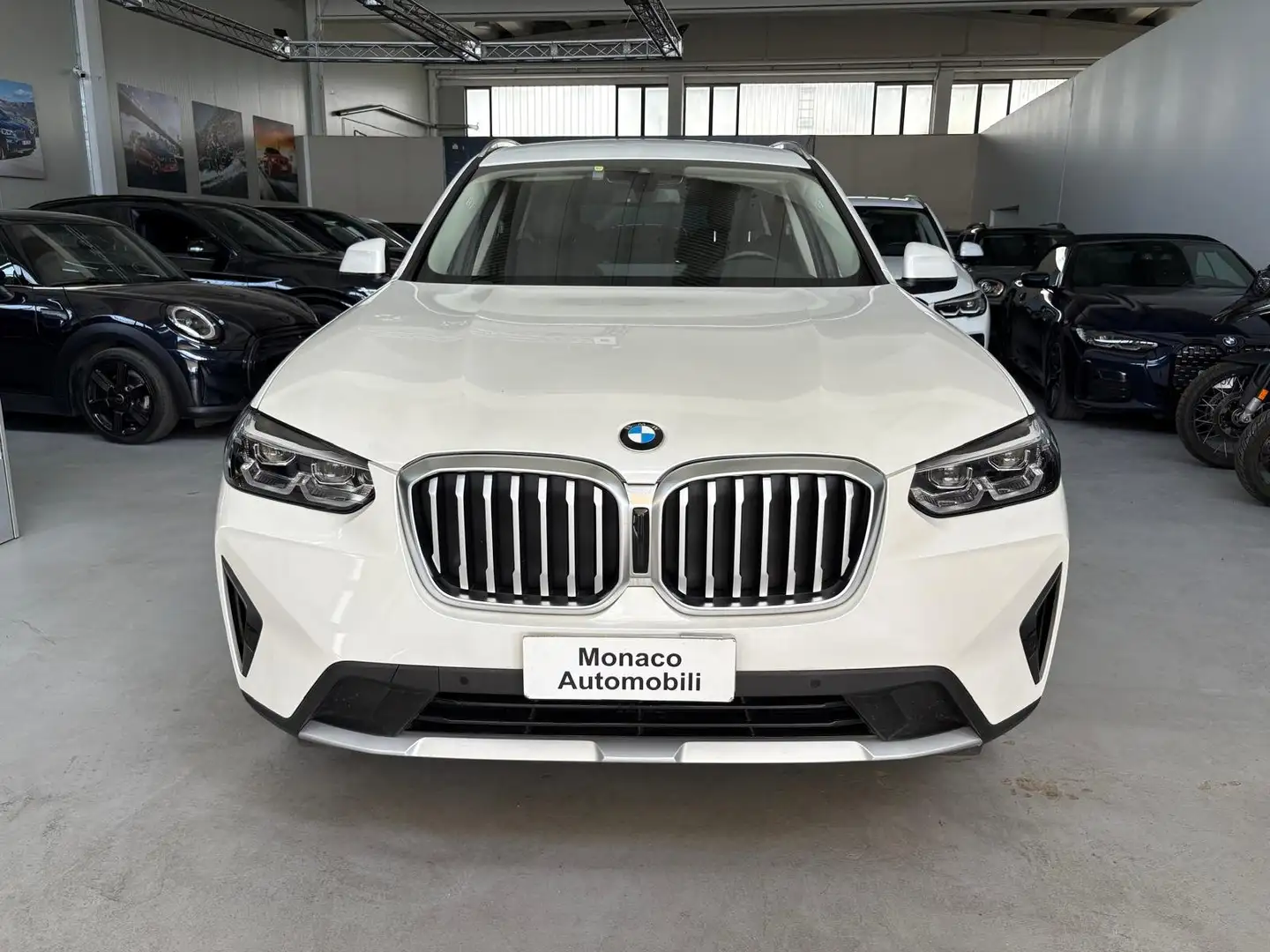 BMW X3 X3 xdrive20d mhev 48V auto Bianco - 2