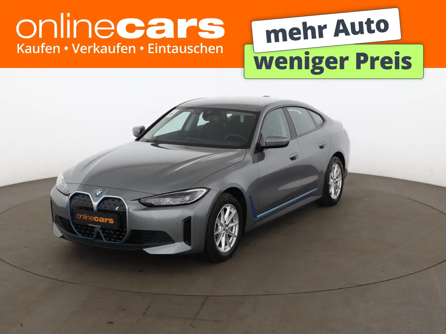 BMW i4 Gran Coupe eDrive 40 80,7kWh Aut LED LEDER NAV Grau - 1