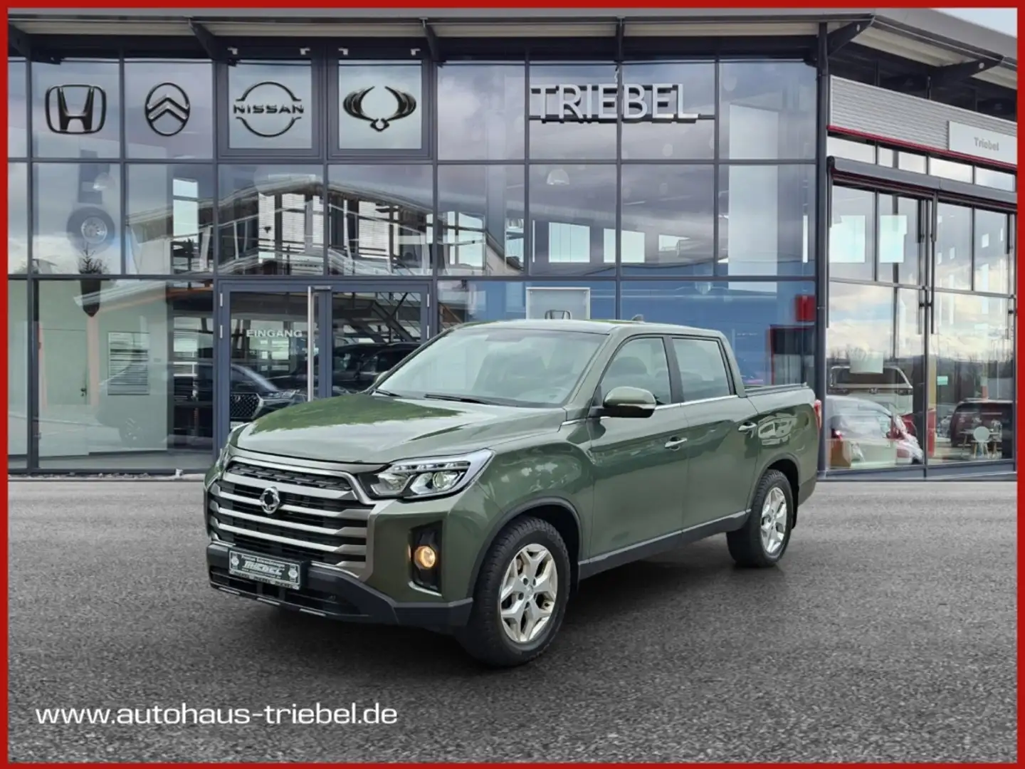 SsangYong Musso Quartz 2.2 D 4WD °AHK°Navi°RFK°PDC°AAC° Grün - 1