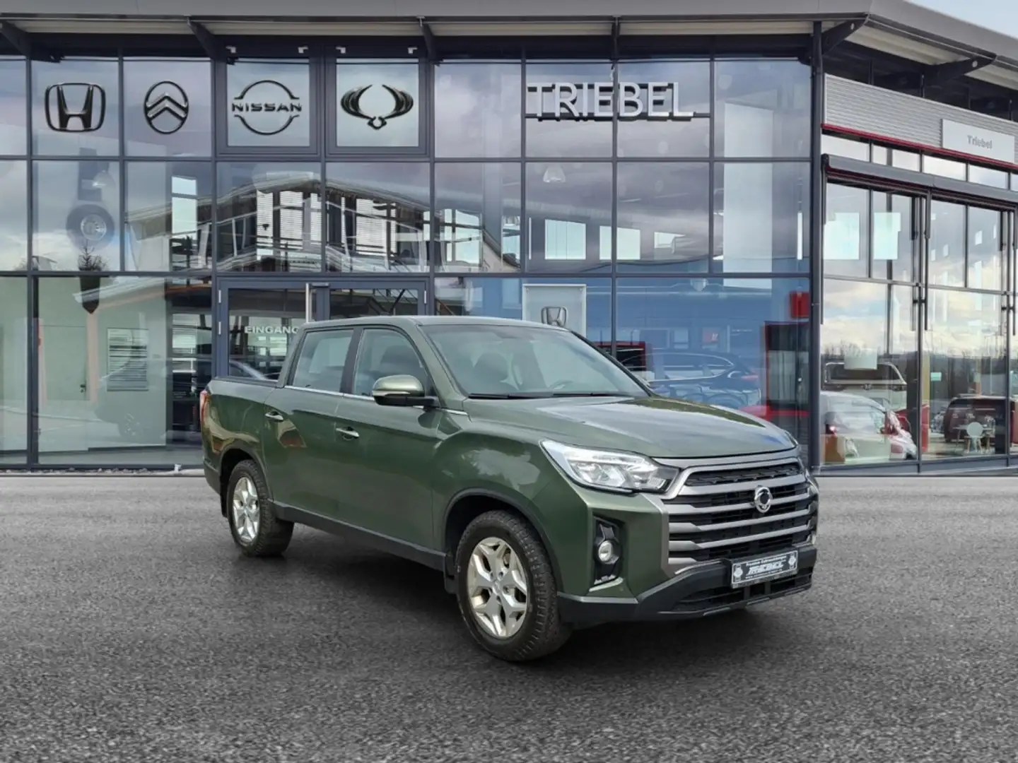 SsangYong Musso Quartz 2.2 D 4WD °AHK°Navi°RFK°PDC°AAC° Grün - 2