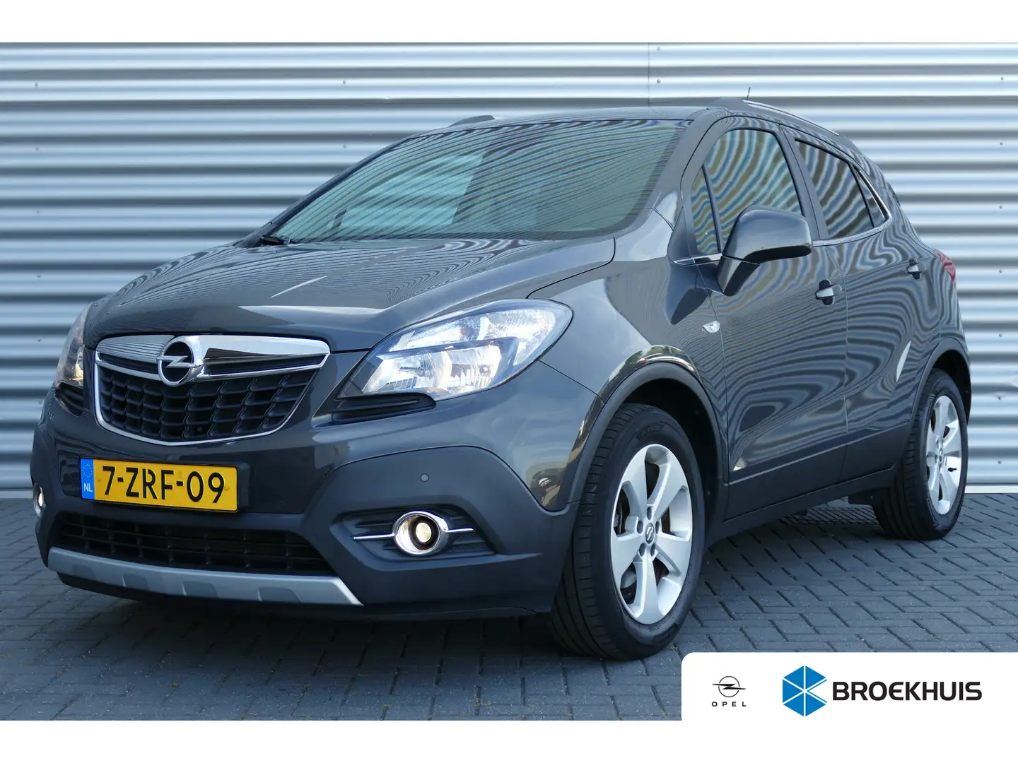 Opel Mokka 1.4 TURBO 140PK COSMO+ / LEDER / CLIMA / LED / PDC Grijs - 1