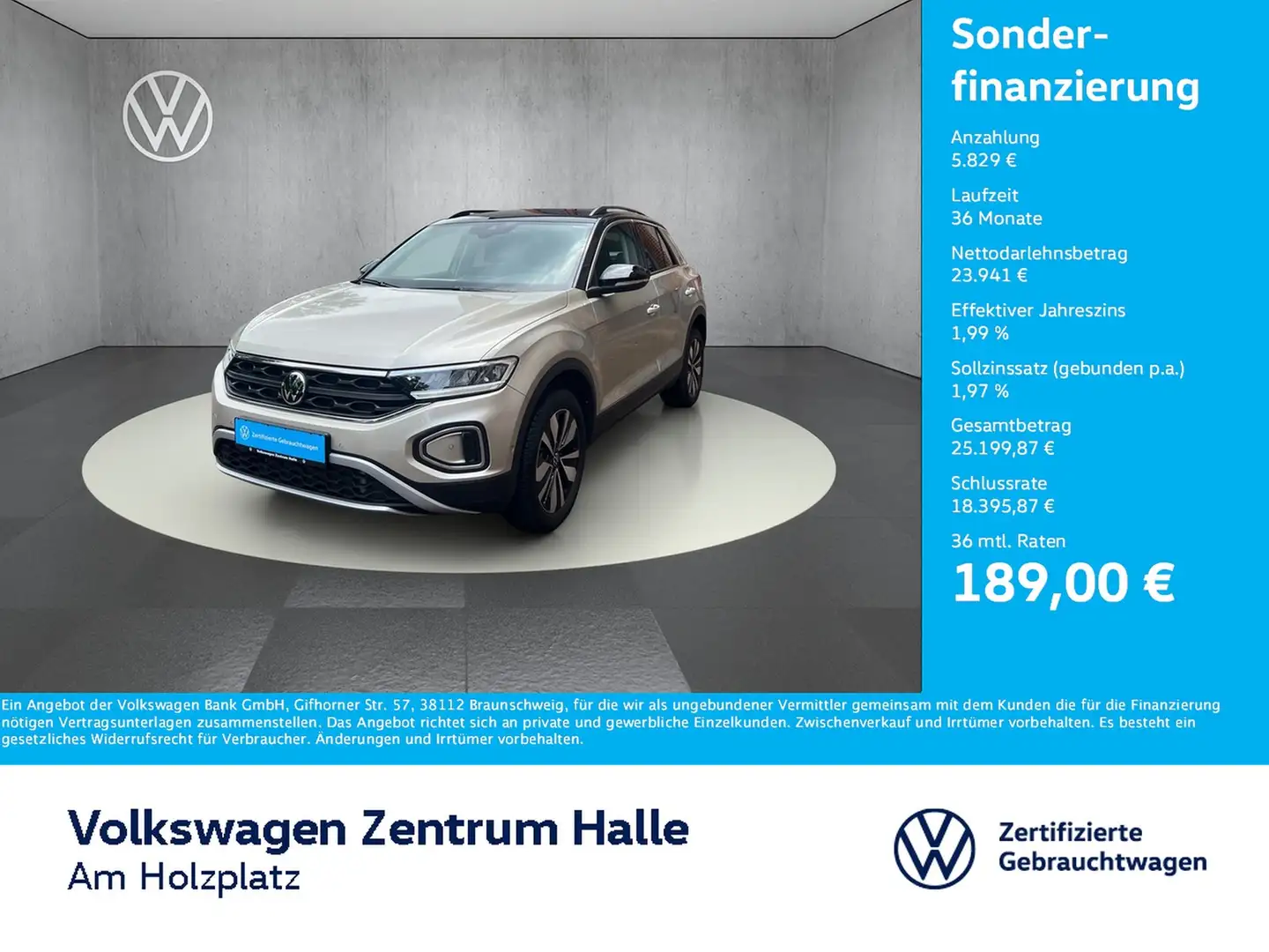 Volkswagen T-Roc 1.5 l TSI OPF Move Zilver - 1