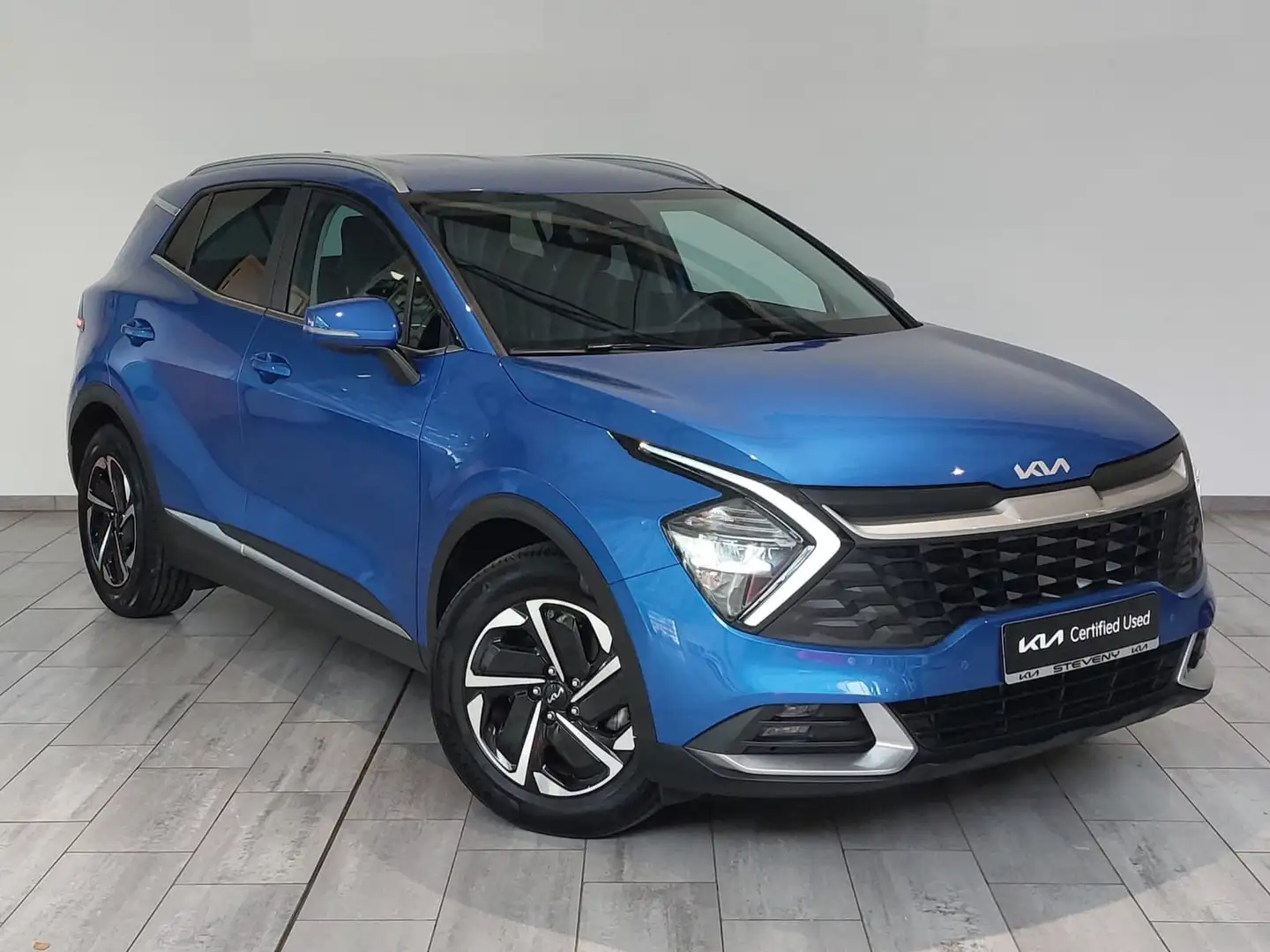 Kia Sportage PULSE 1.6 T-GDi 150CV *GPS*LANE ASSIST*CRUISE Blauw - 2
