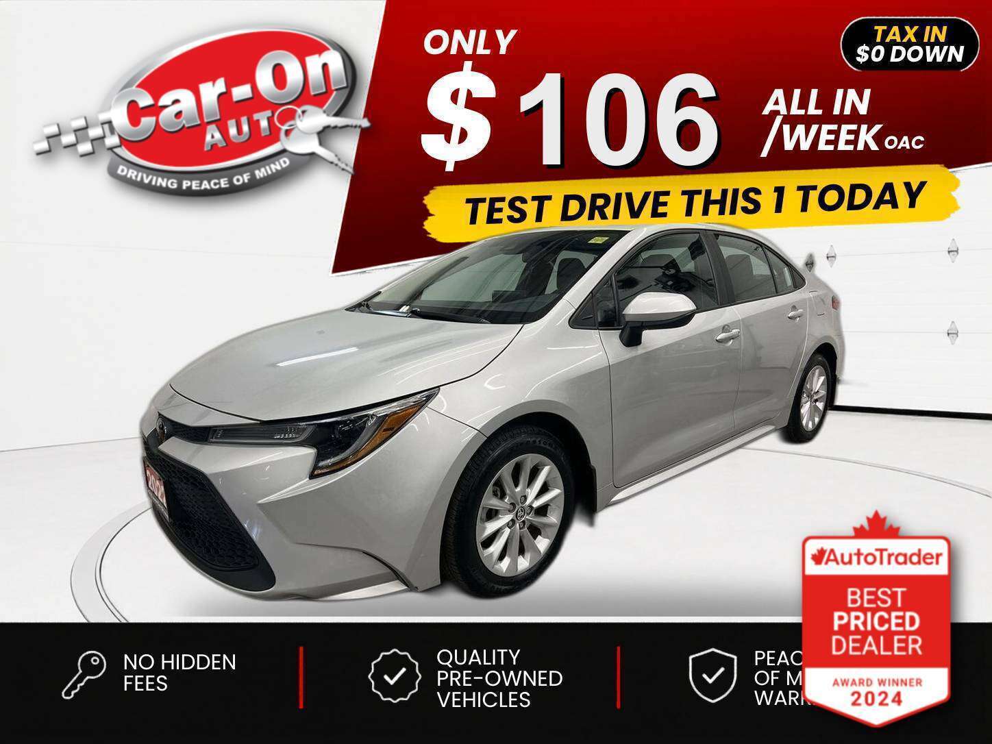 Silver 2022 Toyota Corolla Sedan Automatic