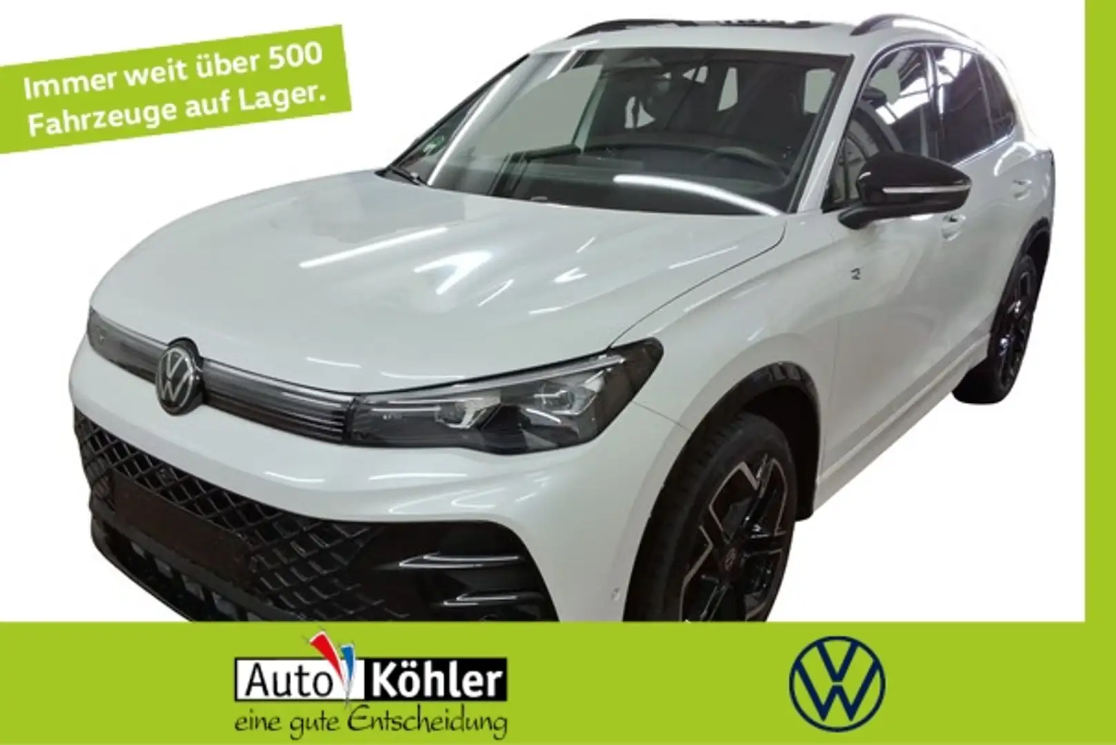 Volkswagen Tiguan R-Line 4M DSG Matrix/Pano/CarPlay/ AHK Weiß - 1
