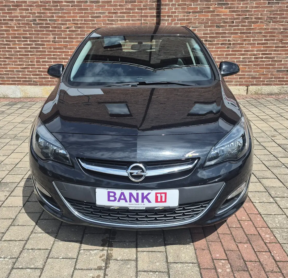 Opel Astra 1.4 Exklusiv PDC/Allwetter/Klimaauto/Scheckheft Schwarz - 2