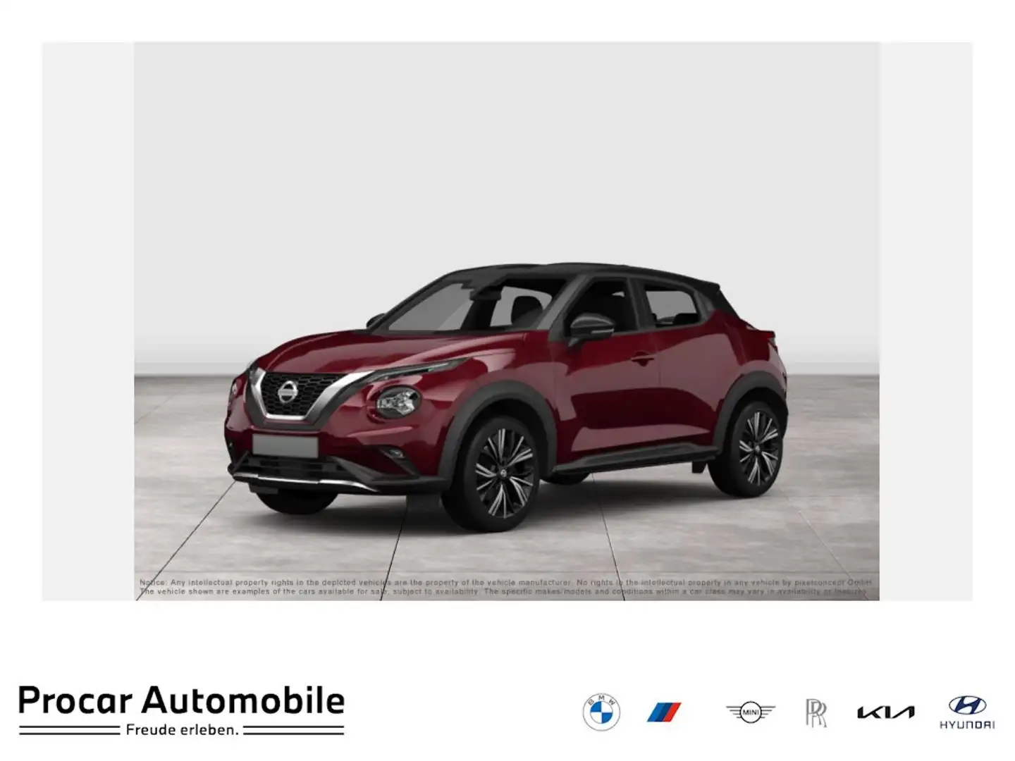 Nissan Juke NAVI+ACC+360°KAM+RFK+LED+BOSE+ DAB Rood - 1