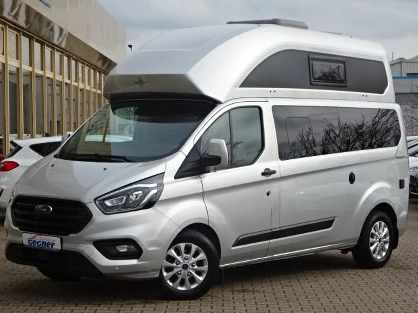 Ford Transit Custom Nugget Plus 150PS Autm. Hochdach Navi Bi-Xenon Argent - 2