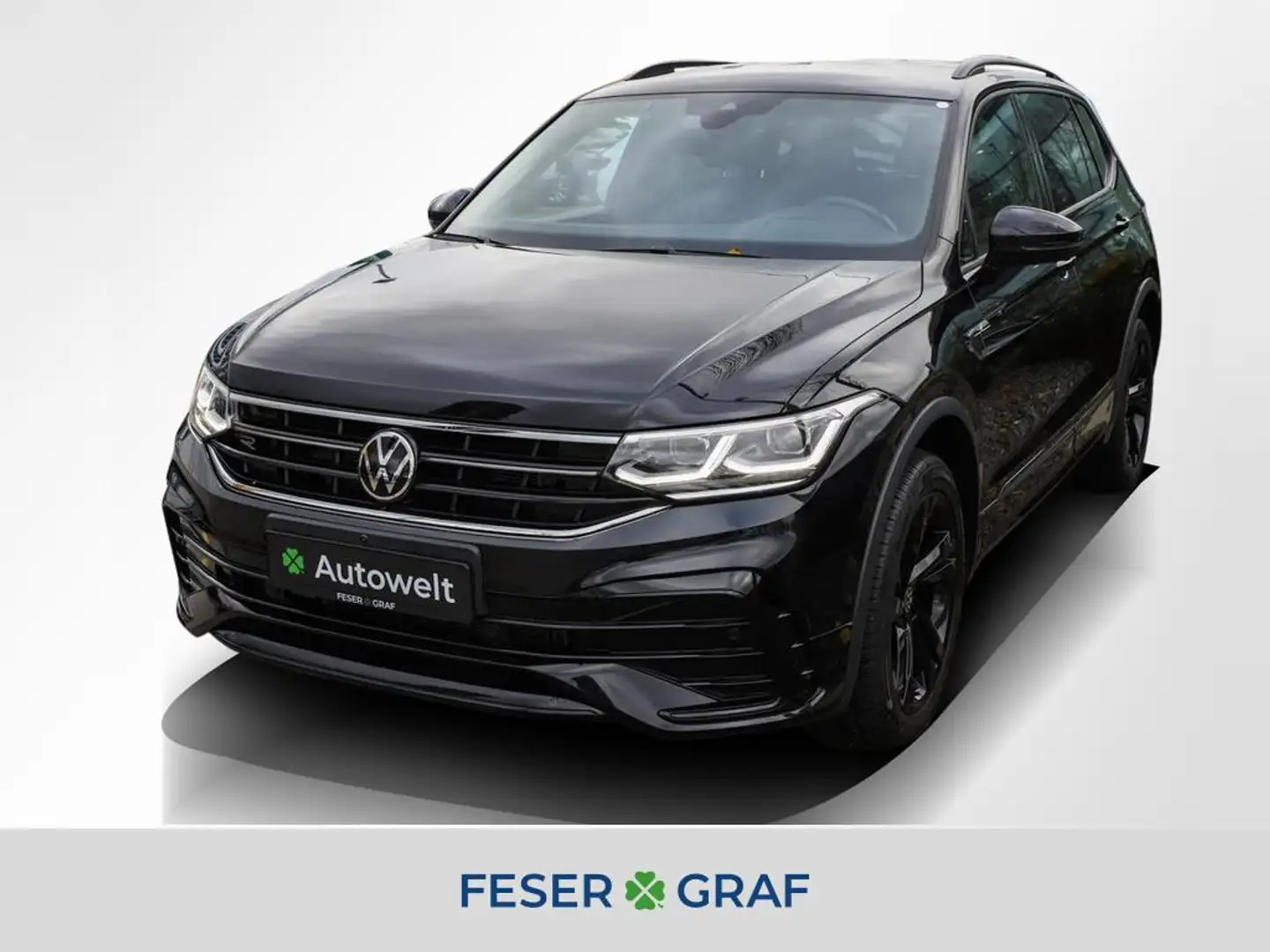 Volkswagen Tiguan Allspace 2.0 TSI 4M R Line Black AHK Navi Schwarz - 1
