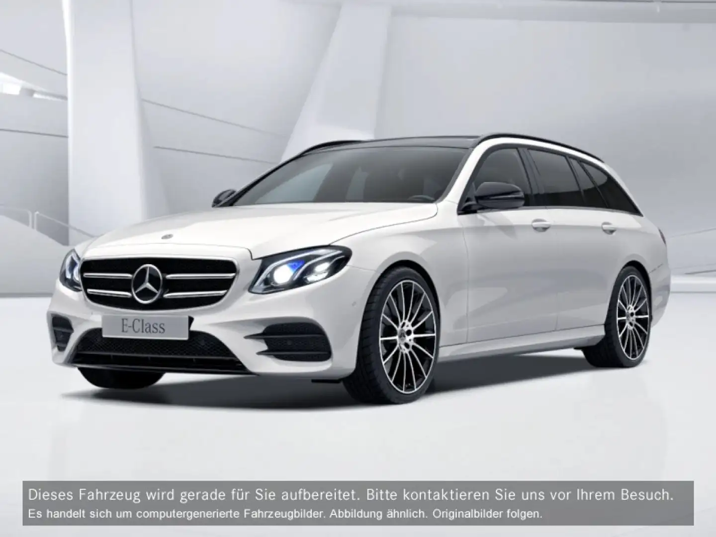 Mercedes-Benz E 400 d T 4M AMG Multibeam COMAND HUD Night Kamera Weiß - 2