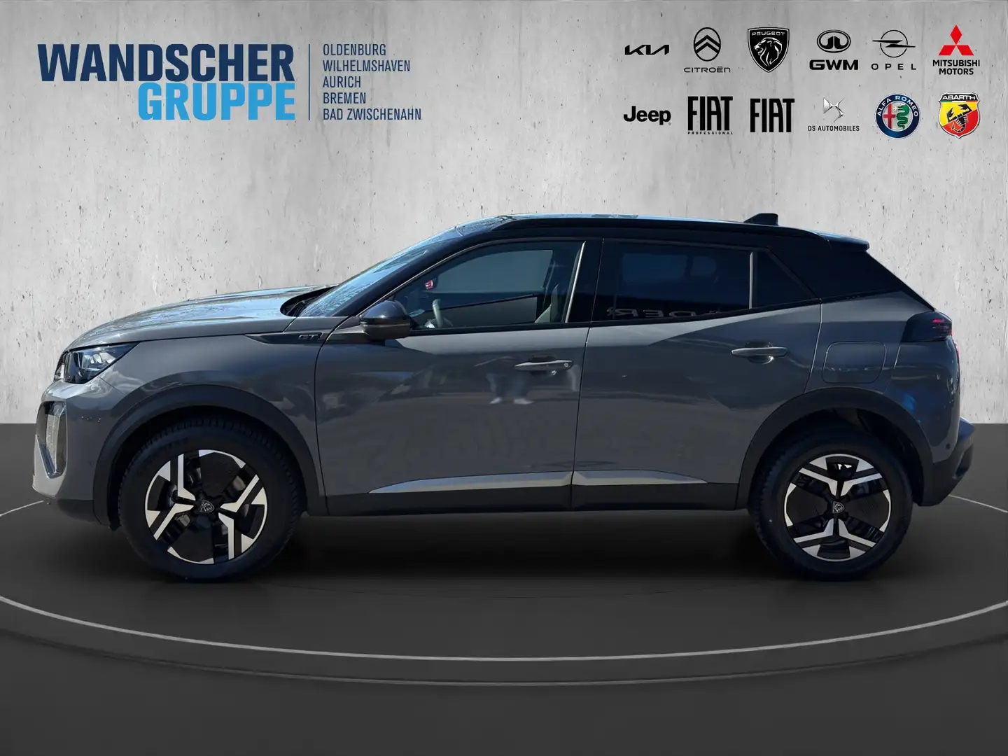 Peugeot 2008 1.2 136 GT +Navi+Kam.+LED+SHZ+KeyLess+ACC Grau - 2