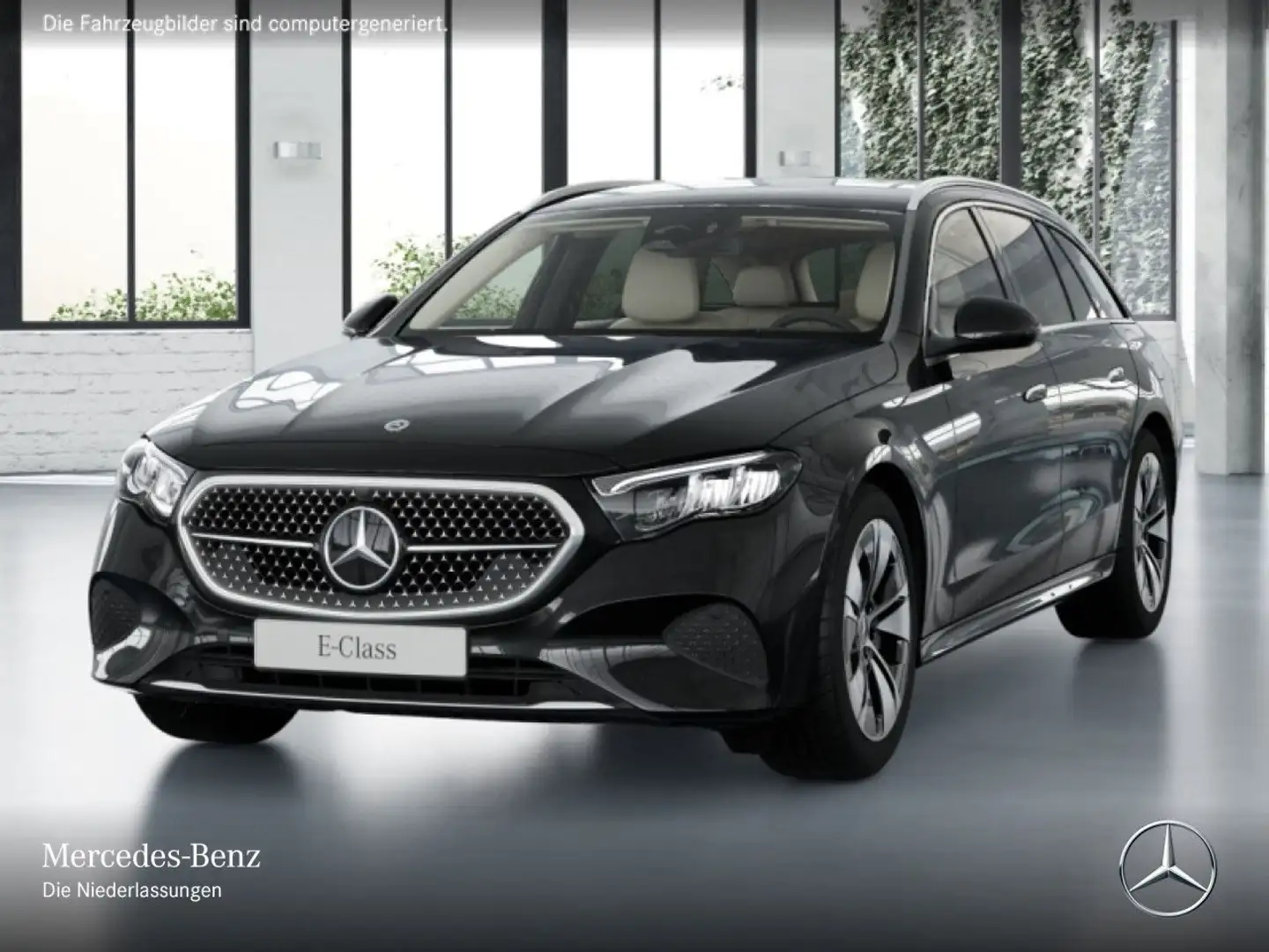 Mercedes-Benz E 300 e T Hybrid Avantgarde Distr. LED Sitzklima Schwarz - 2