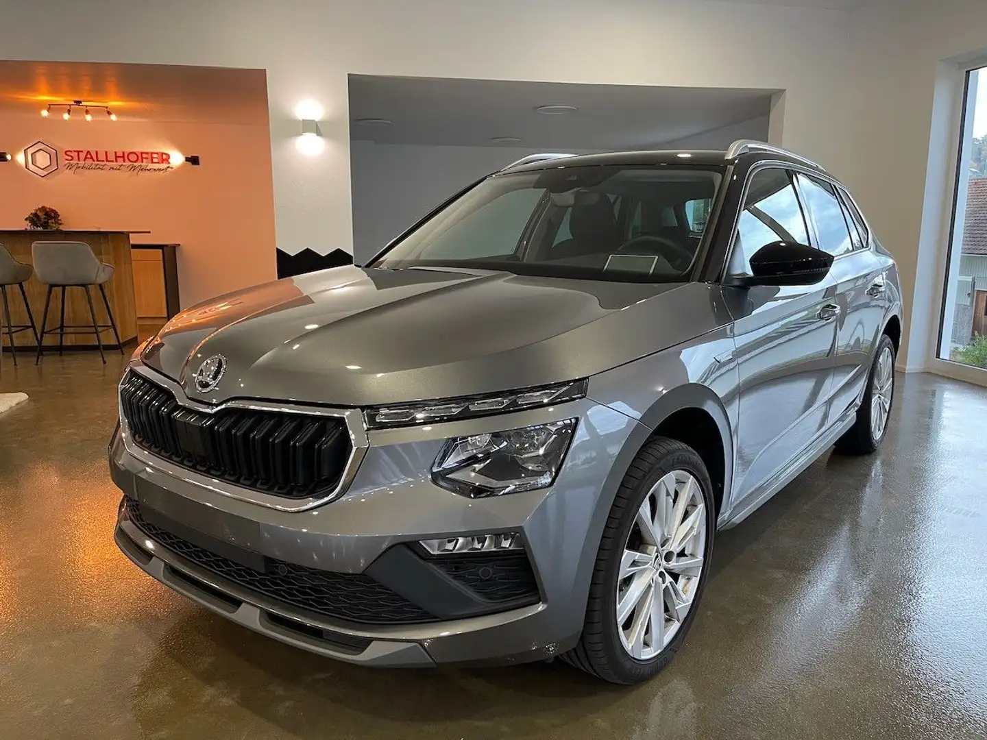 Skoda Kamiq First Edition AHK SHZ ALU DWA SideAssist Grau - 1