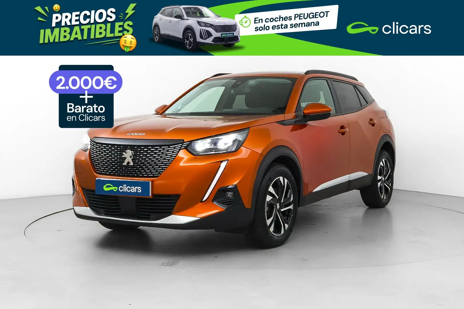 Peugeot 2008 1.2 PureTech S&S Allure Pack 100 Naranja - 1