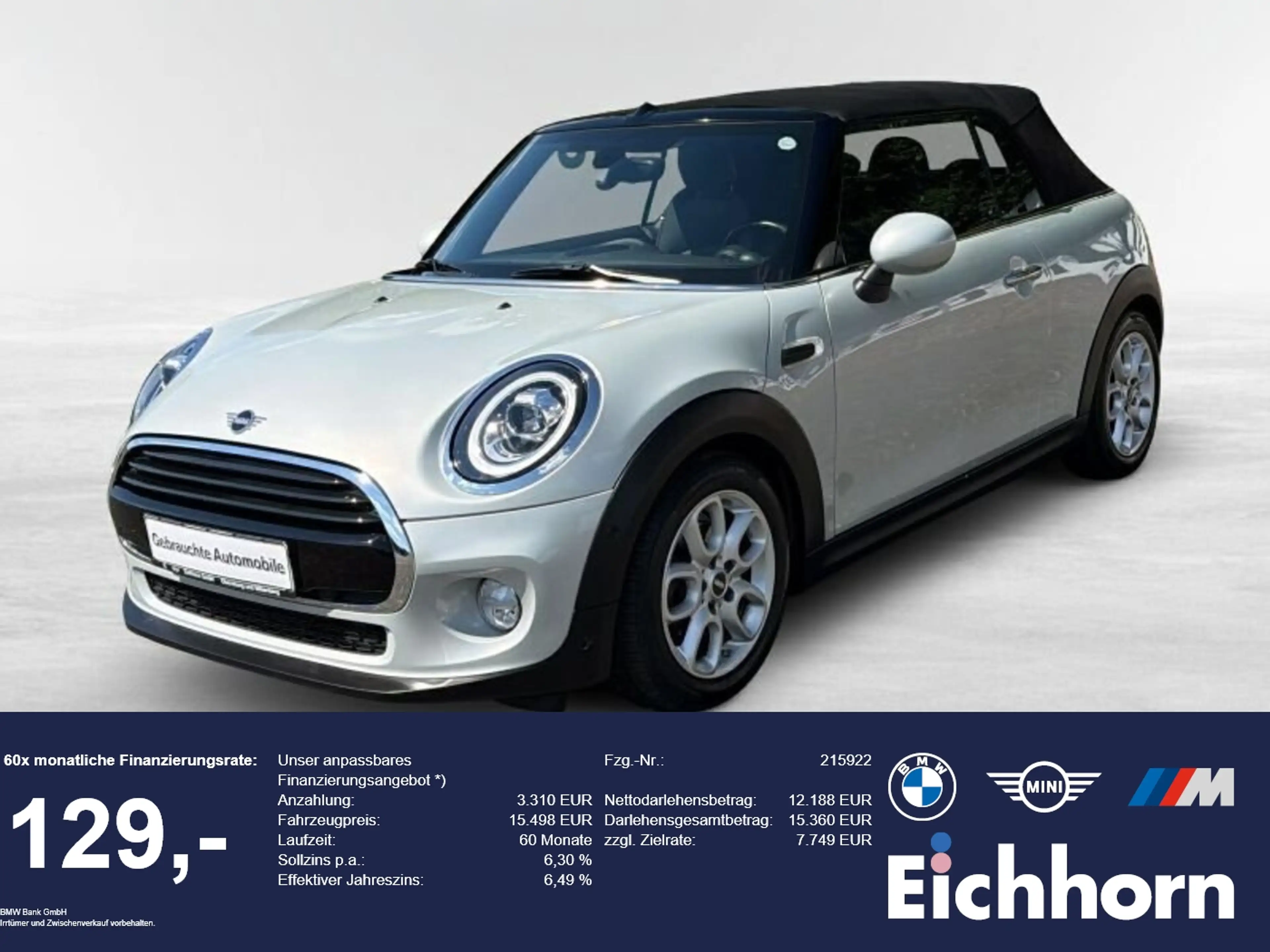 MINI Cooper Cabrio *LEDER.SPORTSITZE.NAVI.PDC*