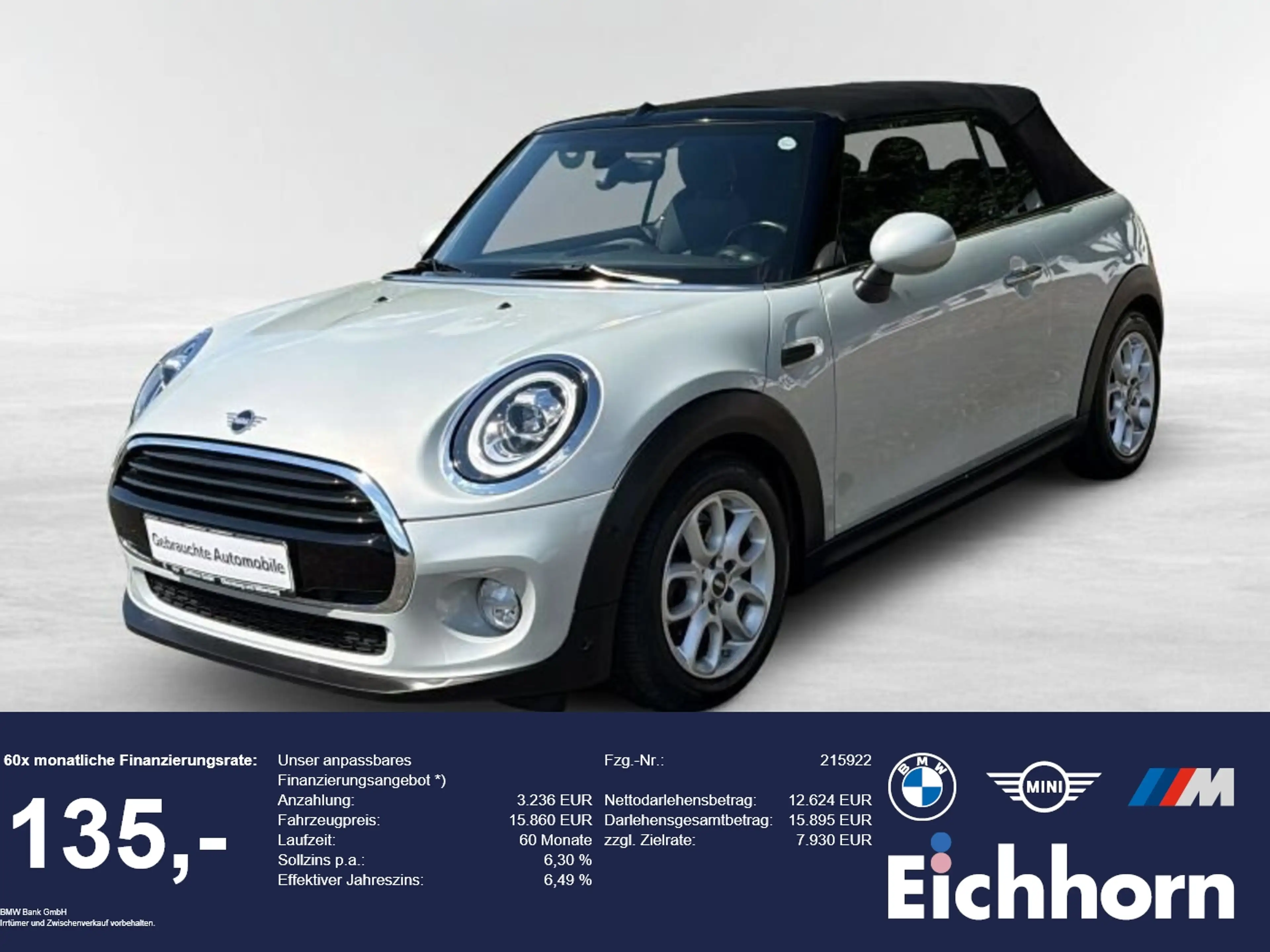 MINI Cooper Cabrio *LEDER.SPORTSITZE.NAVI.PDC*