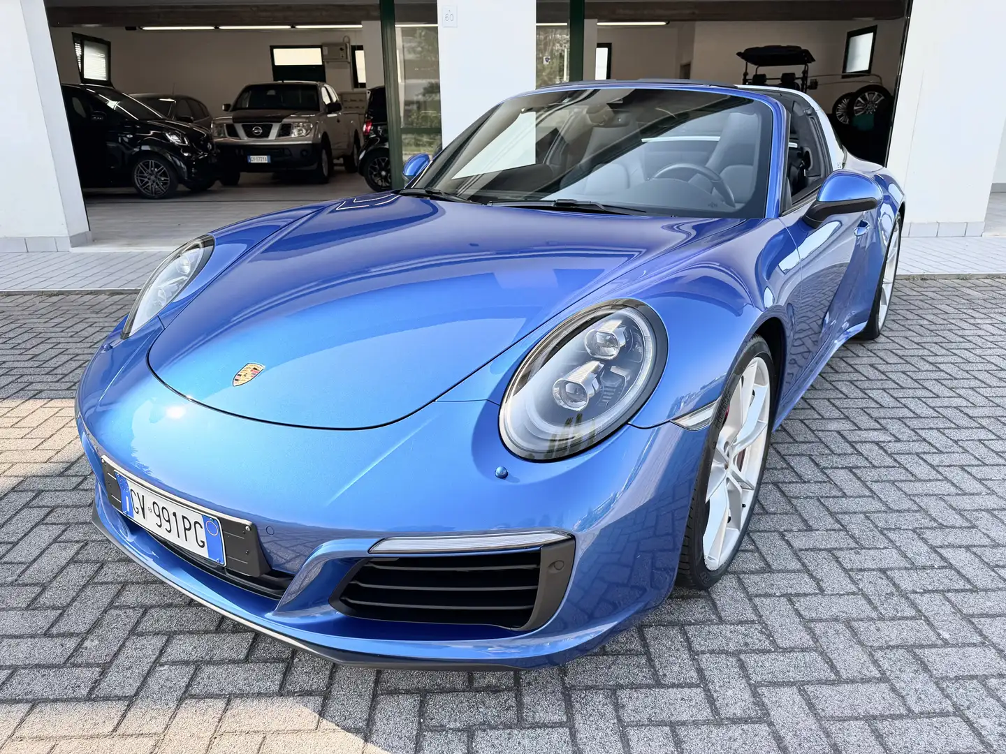 Porsche 991 911 TARGA 3.0 4S - CARBONIO - SCARICHI - SED CLIMA Blauw - 2