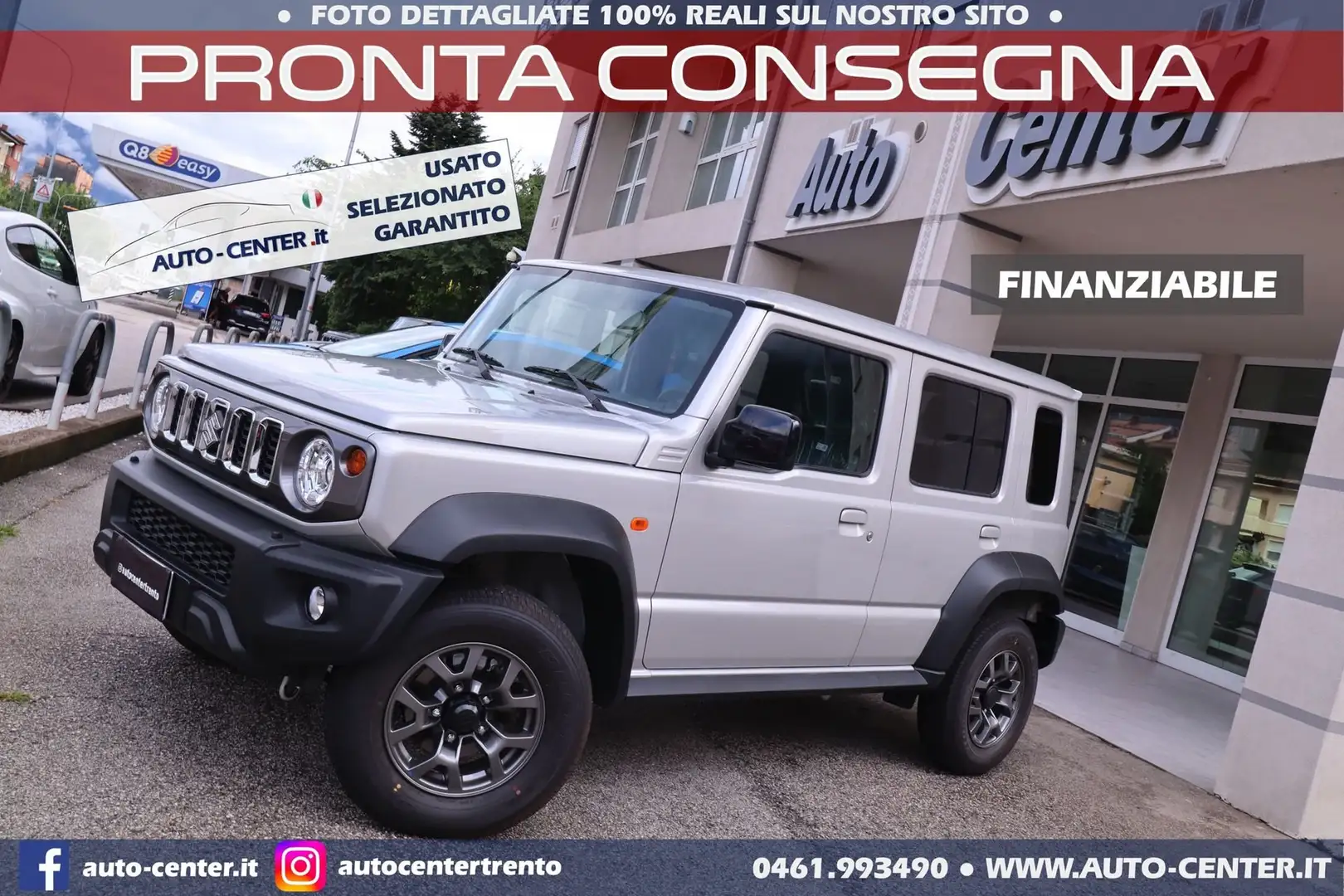 Suzuki Jimny 1.5 4X4 MANUALE GLX 5PORTE 4POSTI *GANCIO TRAINO Argento - 1