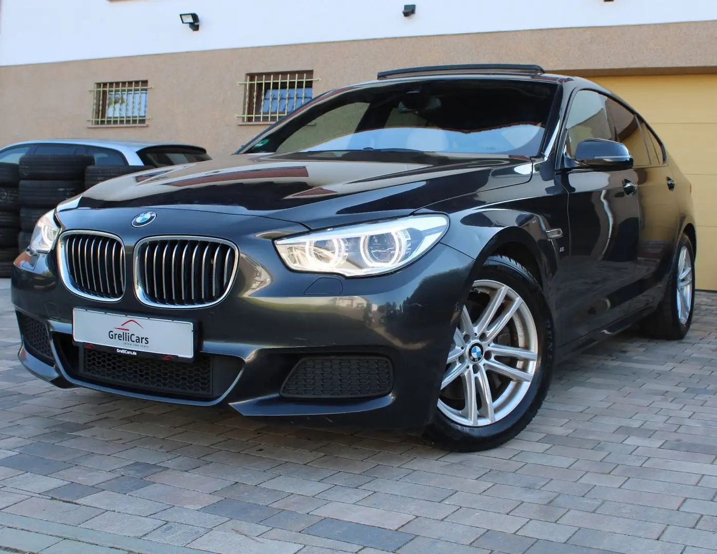 BMW 530 530d xDrive GT°M Sport°360°H&K°PANO°STDHZ Grijs - 1
