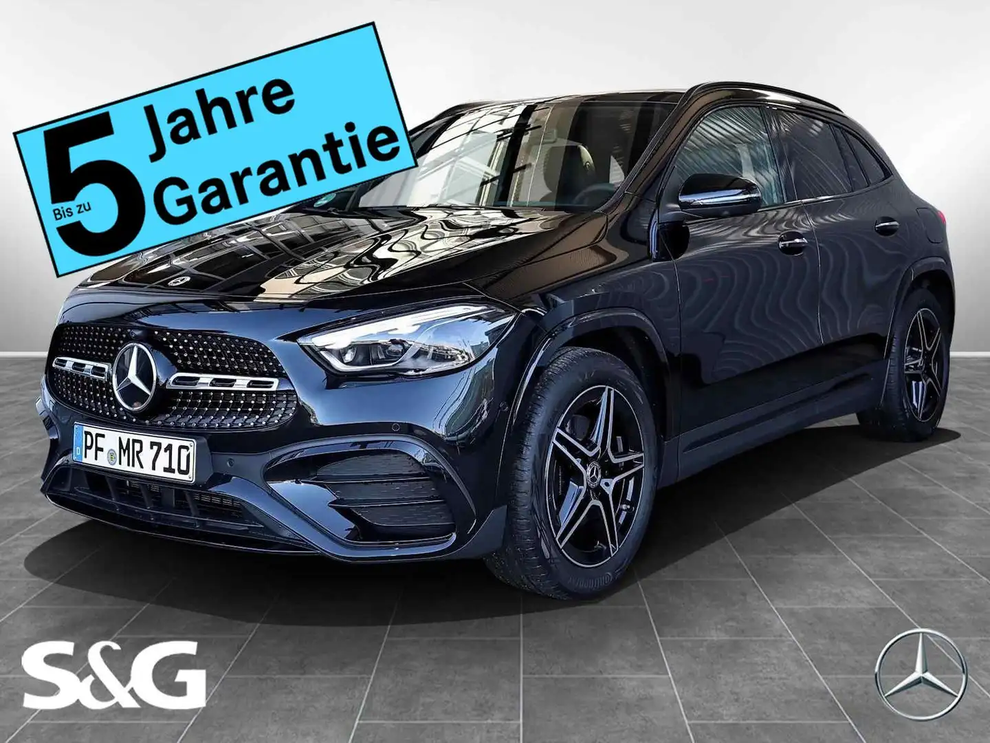 Mercedes-Benz GLA 200 AMG MBUX+360°+M-LED+Pano+Night+HuD+Sitzh Schwarz - 1
